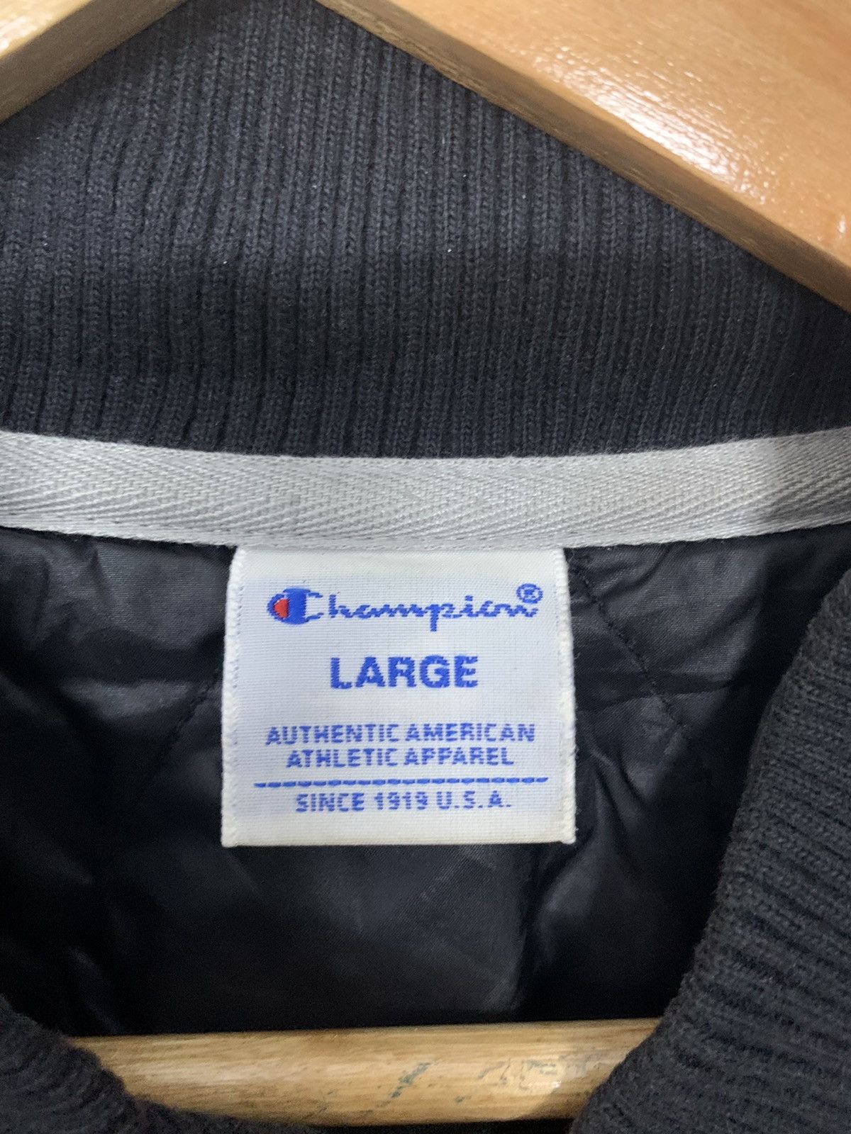 Champion Rare Vintage 90's Champion Varsity Snap Button Ups Jacket Size US L / EU 52-54 / 3 - 7 Thumbnail