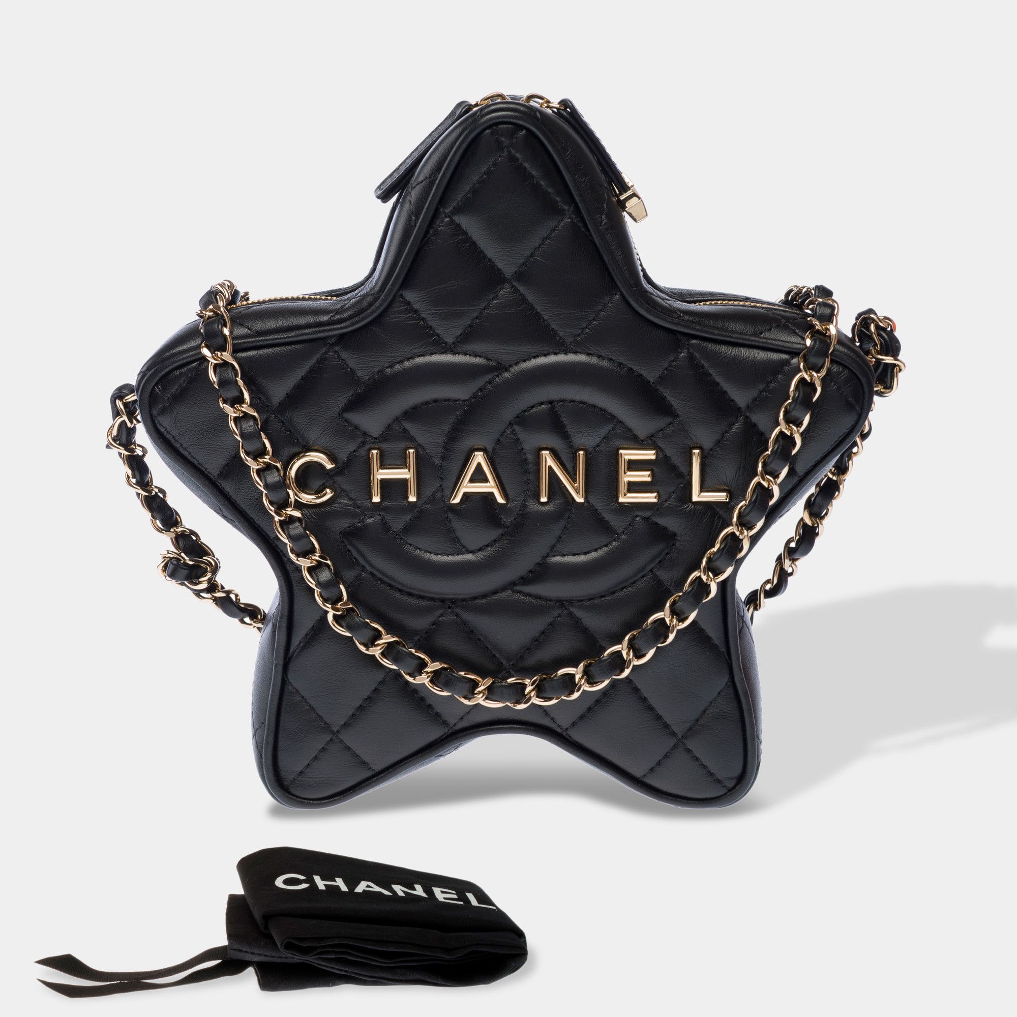 Chanel Chanel Star in Black Leather Size ONE SIZE - 2 Thumbnail
