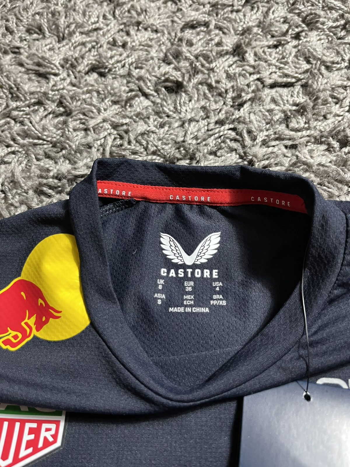 Red Bull REDBULL RACING CASTORE SOCCER POLYESTER T-SHIRT WITH TAGS Size S / US 4 / IT 40 - 4 Thumbnail