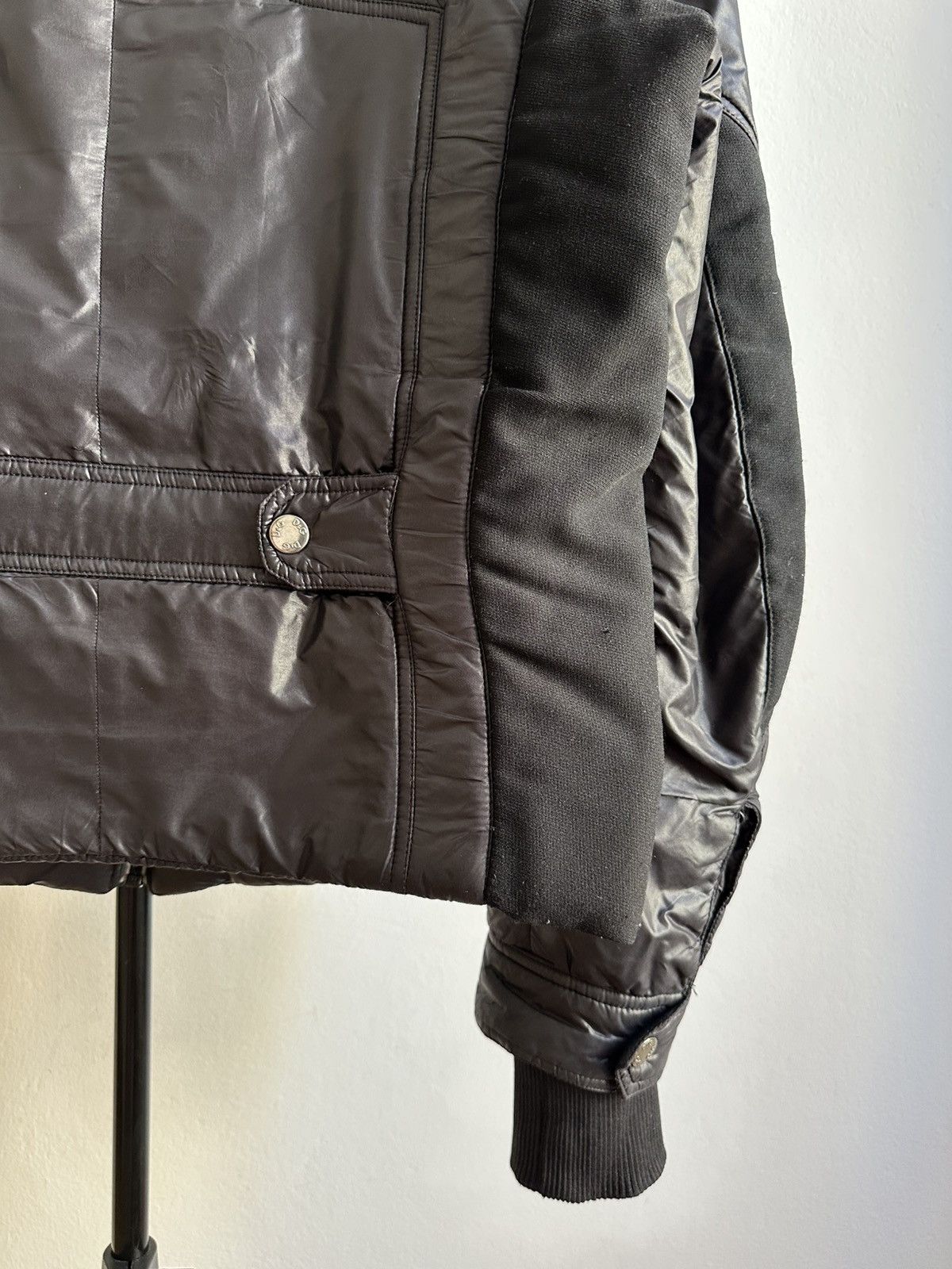 Dolce & Gabbana Dolce & Gabbana 2000s Black Architect Puffer Cropped Jacket Size US M / EU 48-50 / 2 - 8 Thumbnail