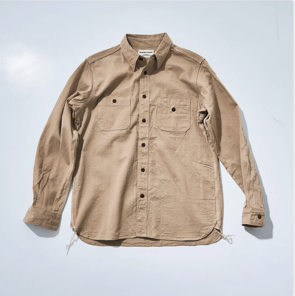 SJCBS24-HB SELVEDGE HERRINGBONE SHIRT