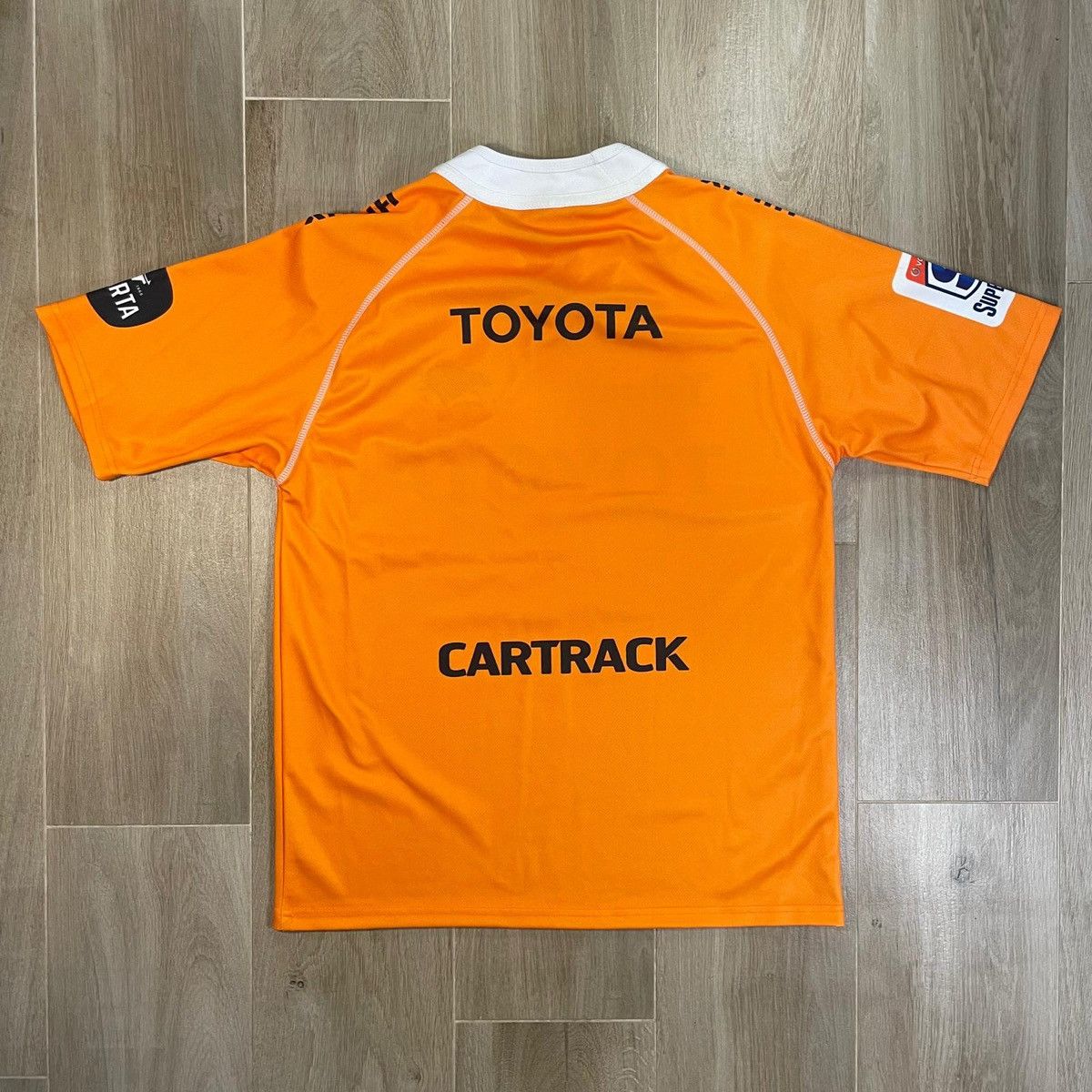 Orange Canterbury Toyota Cheetahs rugby jersey shirt tee