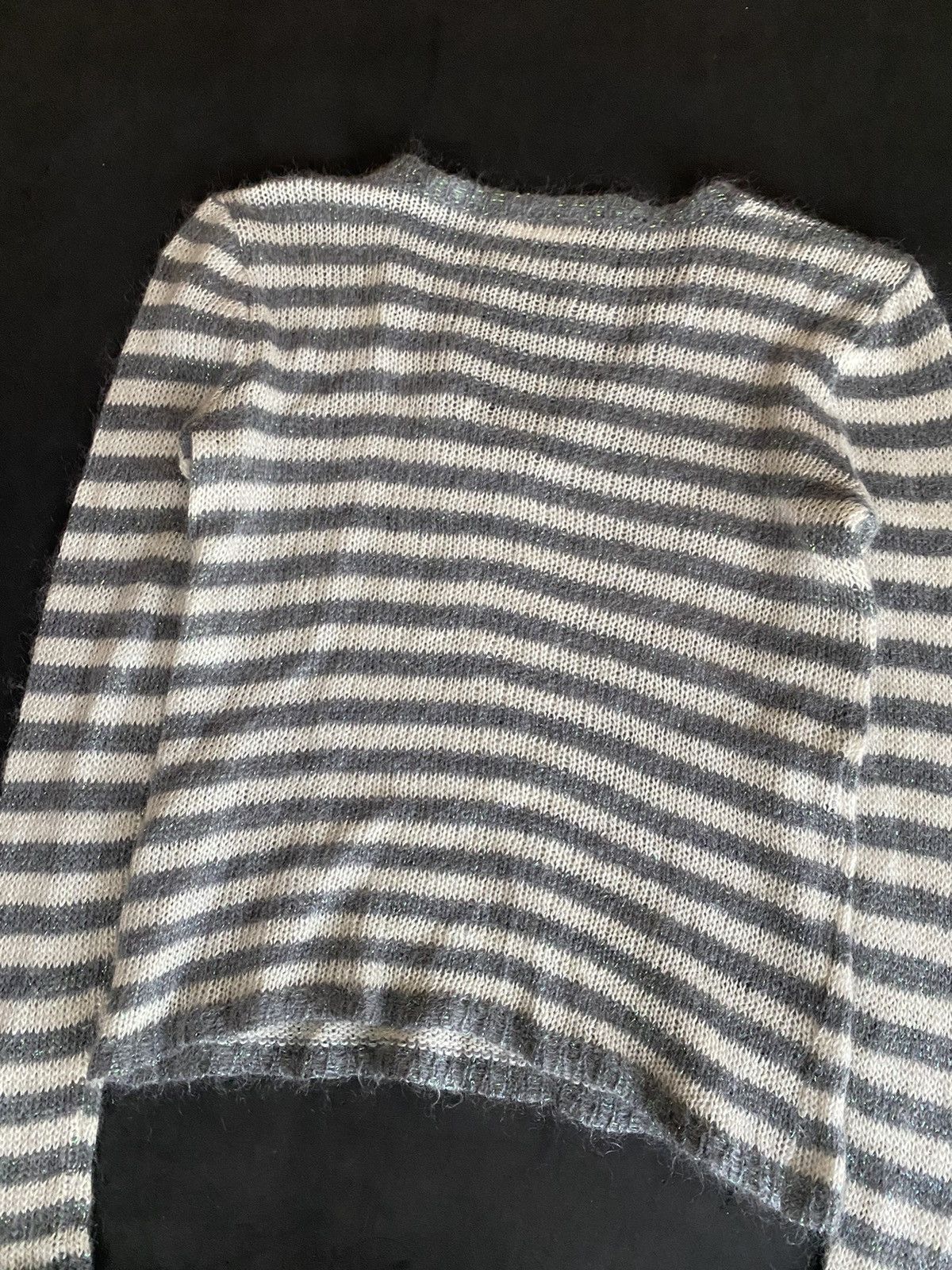 Issey Miyake Japanese Agnes B Knitted Stripe Mohair Archive Style Size US S / EU 44-46 / 1 - 4 Thumbnail