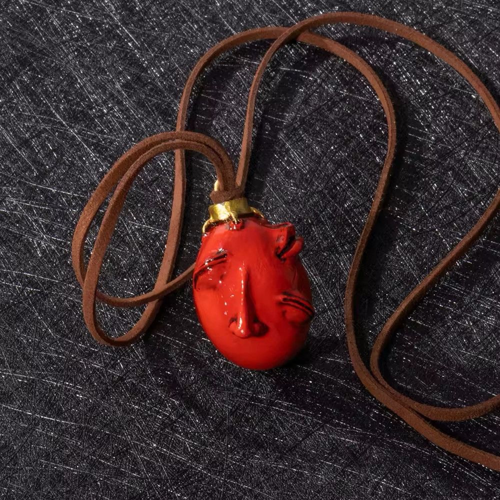Jewelry × Leather Berserk Behelit Necklace Size ONE SIZE - 1 Thumbnail