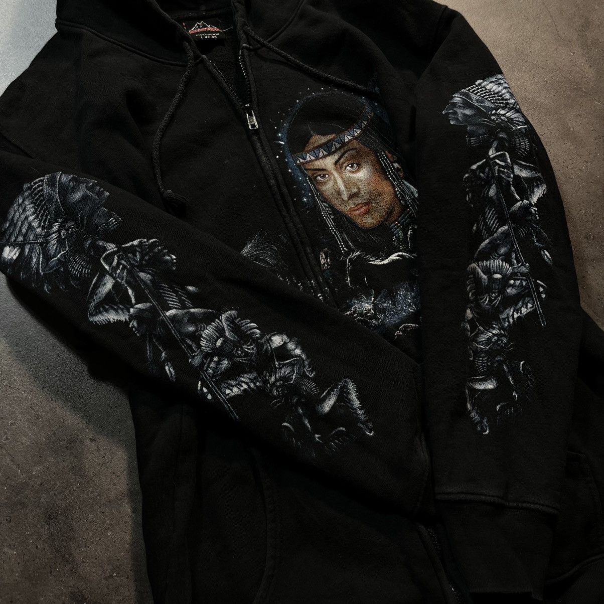Band Tees Vintage 00s Avant Garde Rock Metal Style Zip Hoodie Indie Size US L / EU 52-54 / 3 - 10 Thumbnail