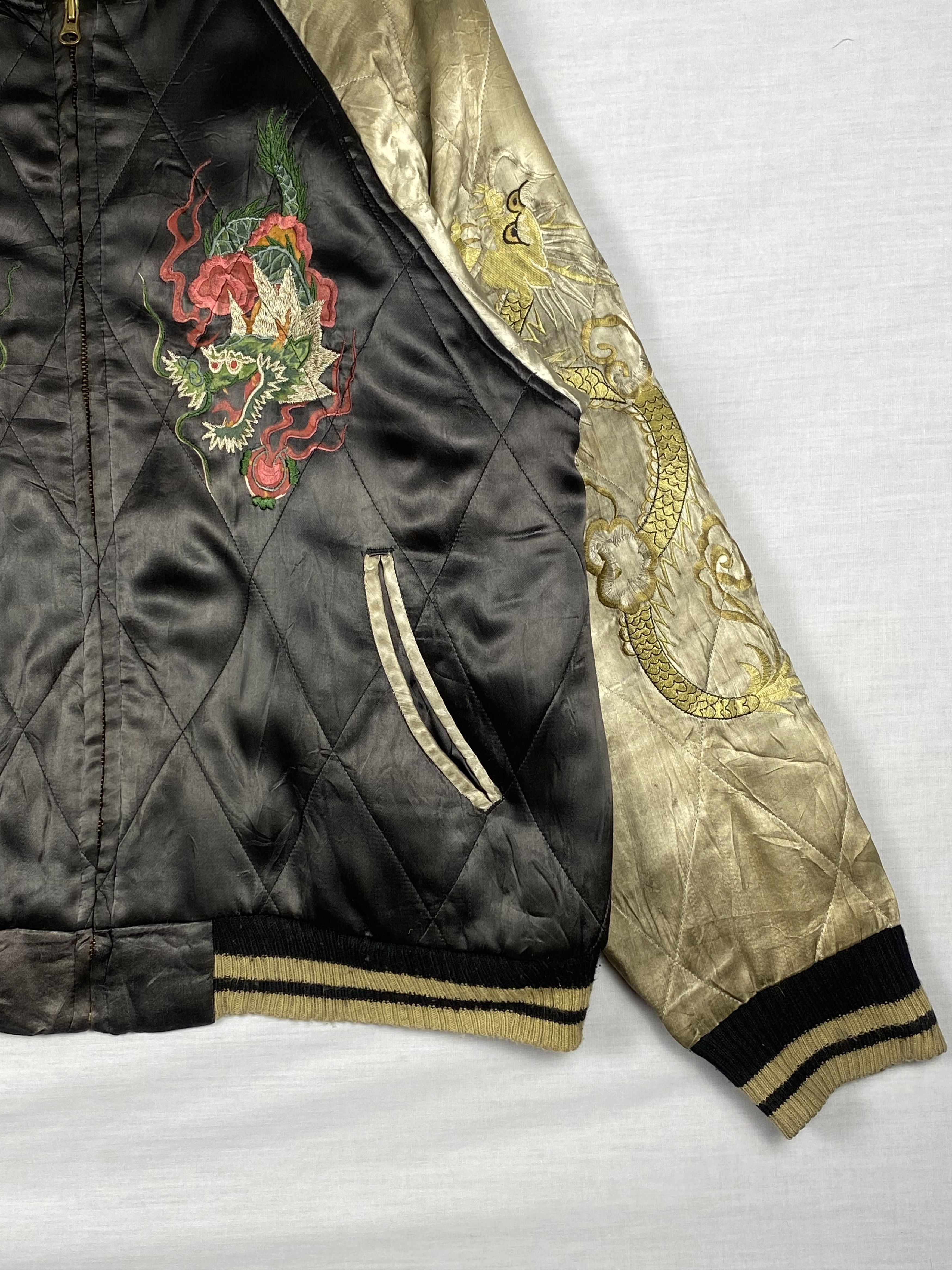 Toyo Enterprises Vintage Sukajan Map Dragon Jacket Size US L / EU 52-54 / 3 - 4 Thumbnail