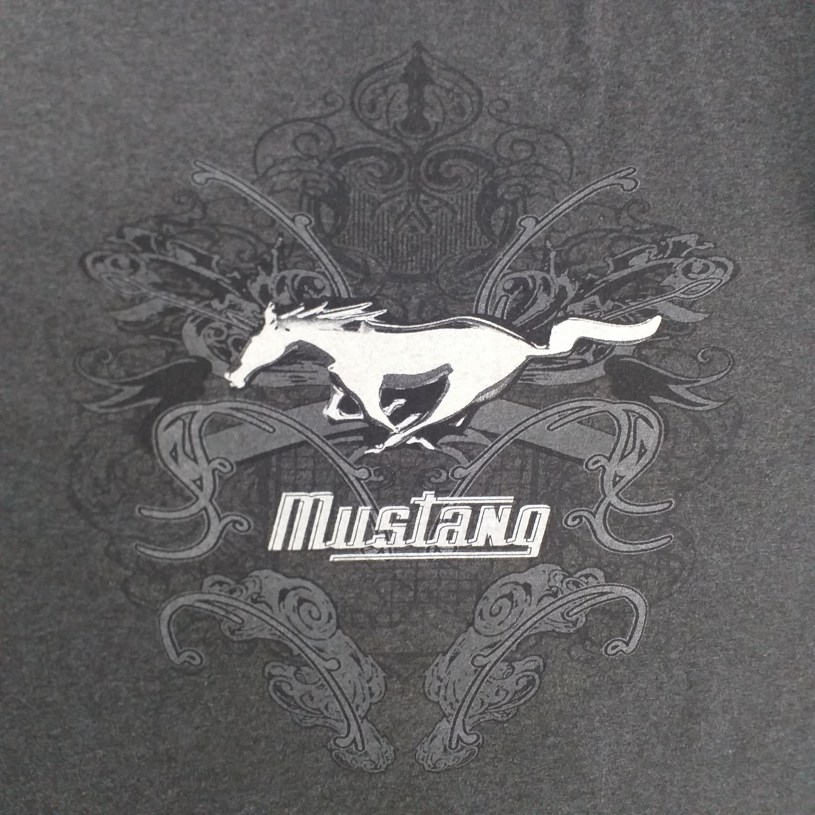 Mustang Vintage Big Logo Mustang Large Tshirt -F017 Size US L / EU 52-54 / 3 - 3 Thumbnail
