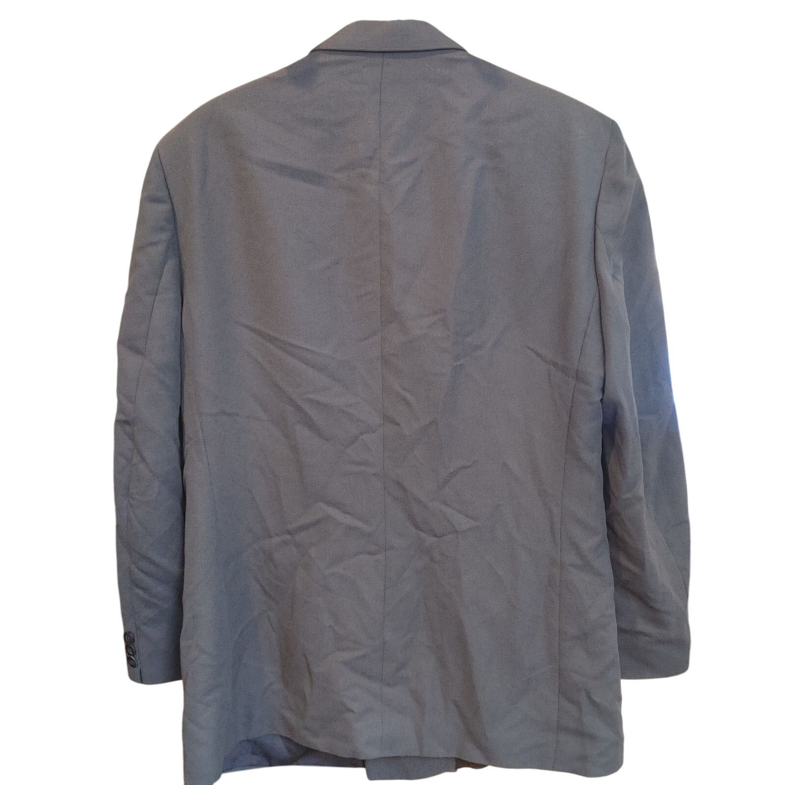 John Henry John Henry Men's 40R Gray Lined Double Breasted Blazer Size 40R - 2 Thumbnail