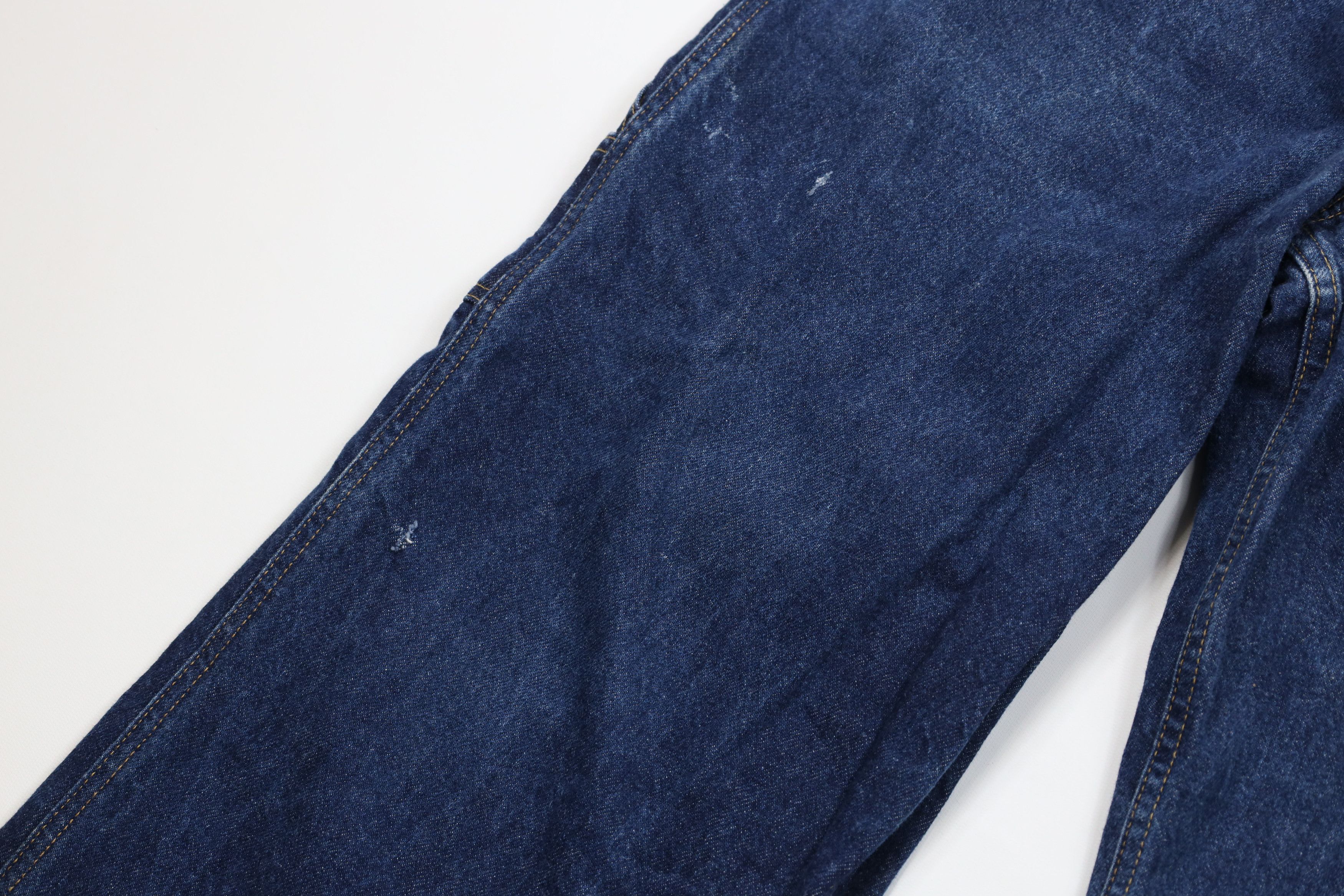 Tommy Hilfiger Vintage Y2K 2002 Tommy Hilfiger Wide Leg Dungaree Jeans Size US 32 / EU 48 - 5 Thumbnail