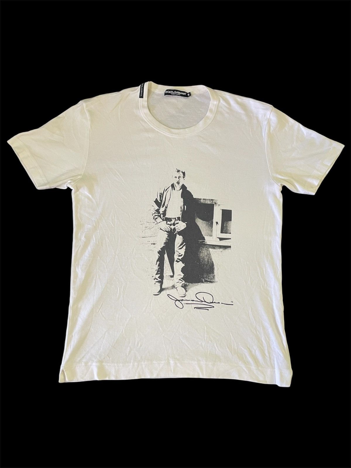 Dolce & Gabbana D&G James Dean Iconic T-shirt Size 48