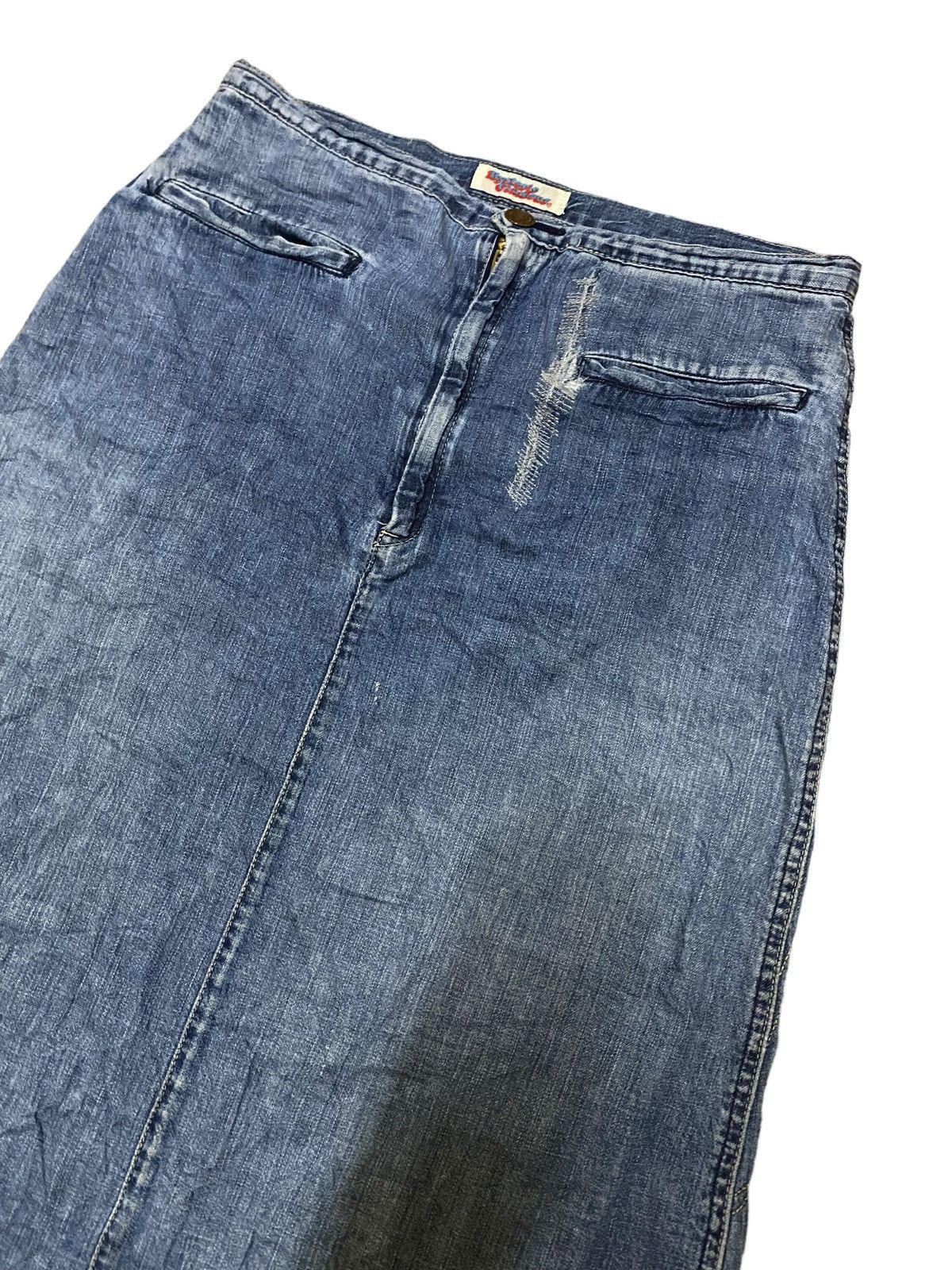 Hysteric Glamour × Vintage Vintage Hysteric Glamour Star Denim Skirt Size 28" / US 6 / IT 42 - 8 Thumbnail