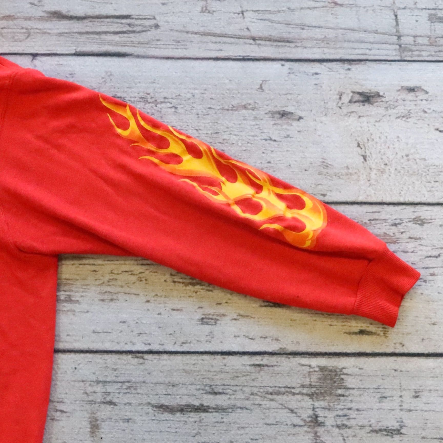 Hanes Vintage Hells Angel Zip Up Hoodie Sweatshirt Size S Red Men's Hanes Cotton Full Zip Swing Free Sonny Barger Era 70s 80s Style Mens Size US S / EU 44-46 / 1 - 5 Thumbnail