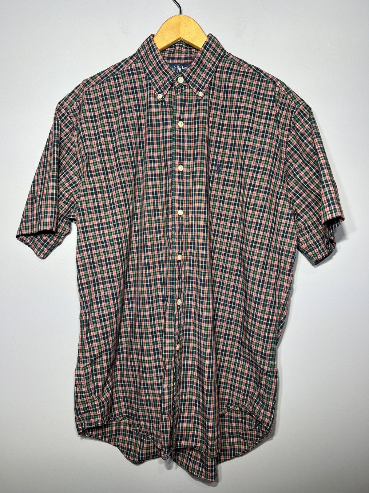 Polo Ralph Lauren Polo Ralph Lauren Men's Sz M Blake Christmas Plaid Red Green Size US M / EU 48-50 / 2 - 2 Thumbnail