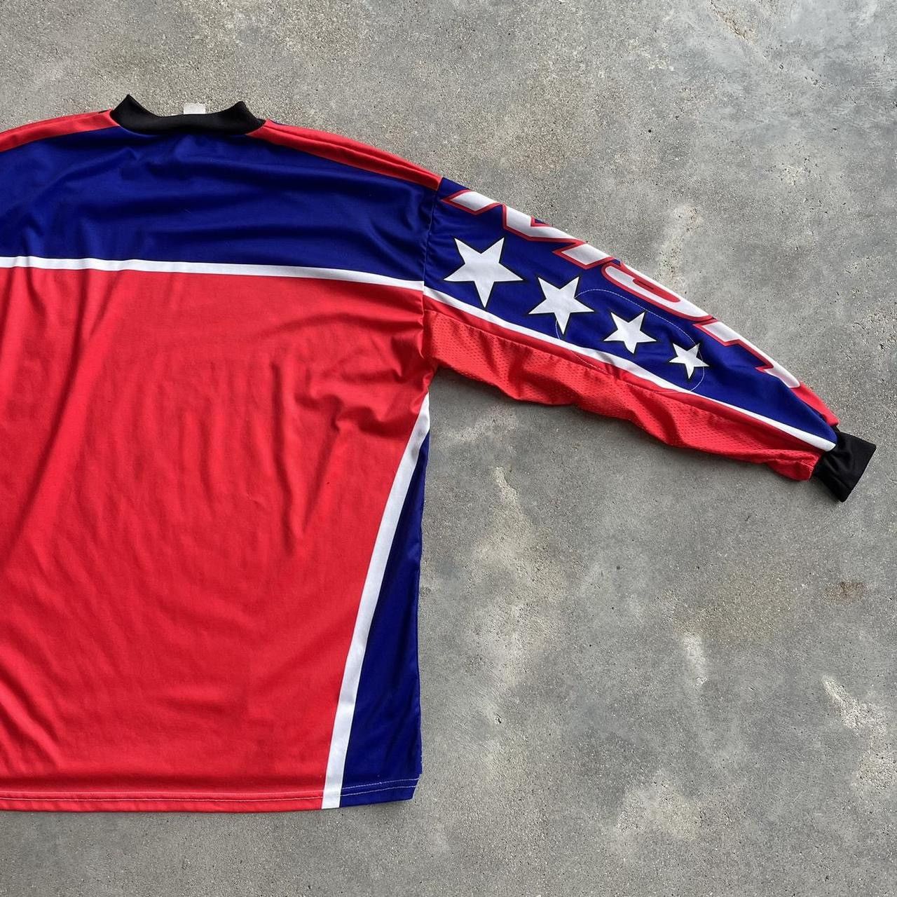 Japanese Brand × Vintage Crazy vintage punk 90s Racing tactical motocross rave jersey Size US XL / EU 56 / 4 - 3 Thumbnail