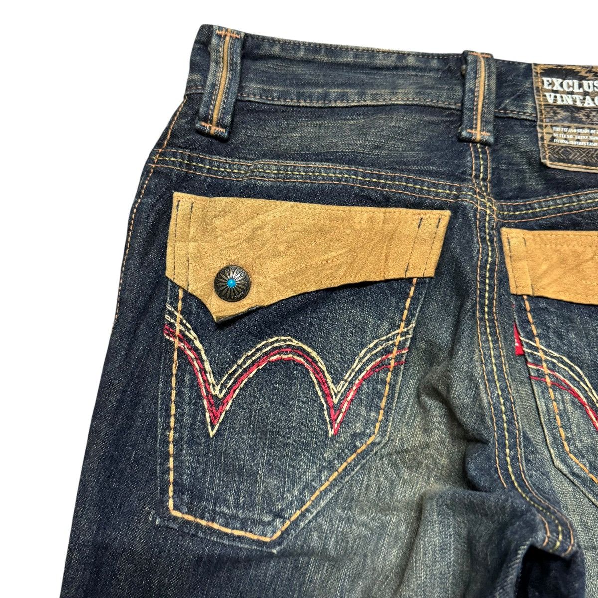Edwin Vintage Edwin 441XVS Denim Flare Jeans Rusty Size US 28 / EU 44 - 10 Thumbnail