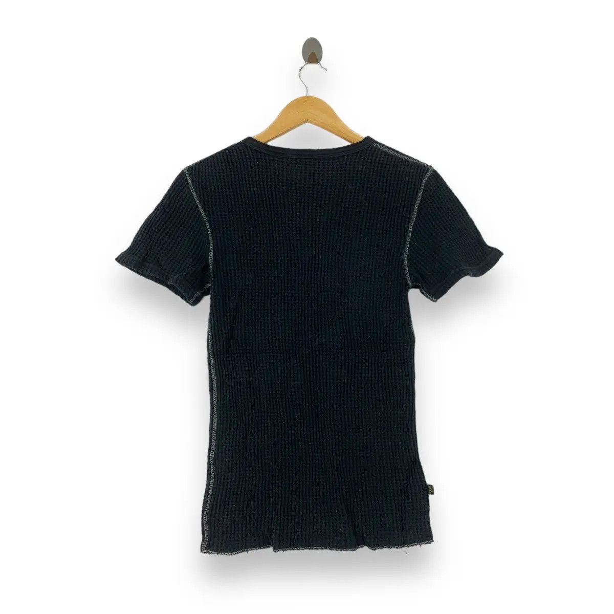 Alpha Industries Vintage APLHA INDUSTRIES Quilted Henley Tee Shirt Size M / US 6-8 / IT 42-44 - 5 Thumbnail