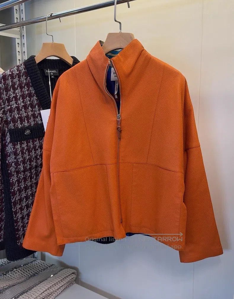 Hermes Hermes Leather Jacket Size XXS / US 00 / IT 34 - 5 Thumbnail
