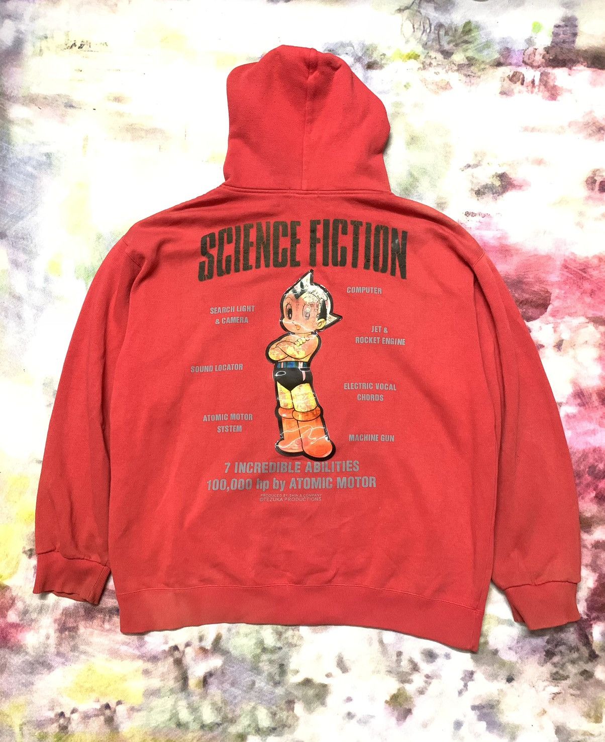 Cartoon Network Distressed vintage Astro Boy 3D Hoodie Size US XL / EU 56 / 4 - 3 Thumbnail