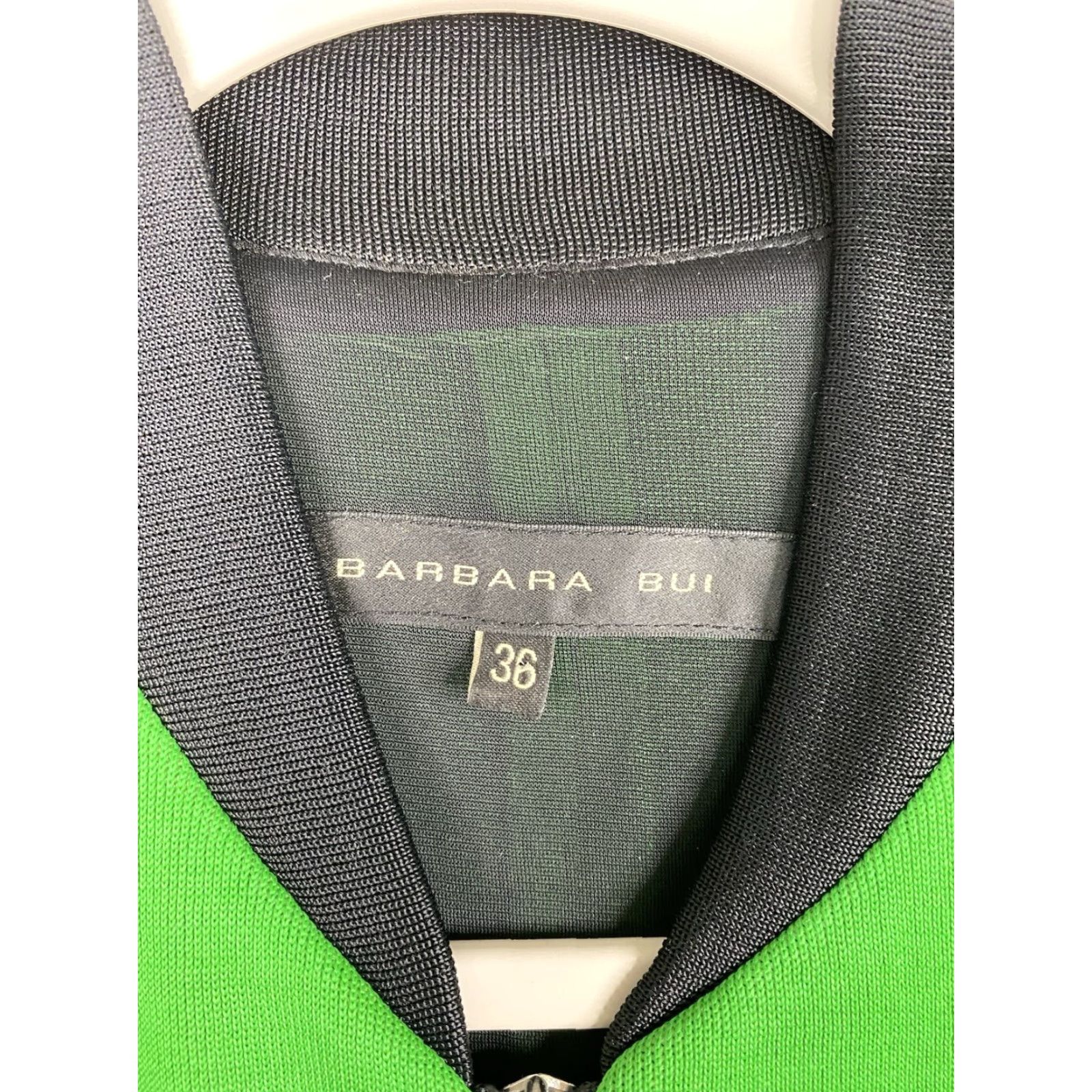 Barbara Bui VINTAGE Barbara Bui Dress Women 36 4 Green Knit Sleeveless Zip Midi Green 90s Classic Designer Retro Mens Womens Size S / US 4 / IT 40 - 3 Thumbnail