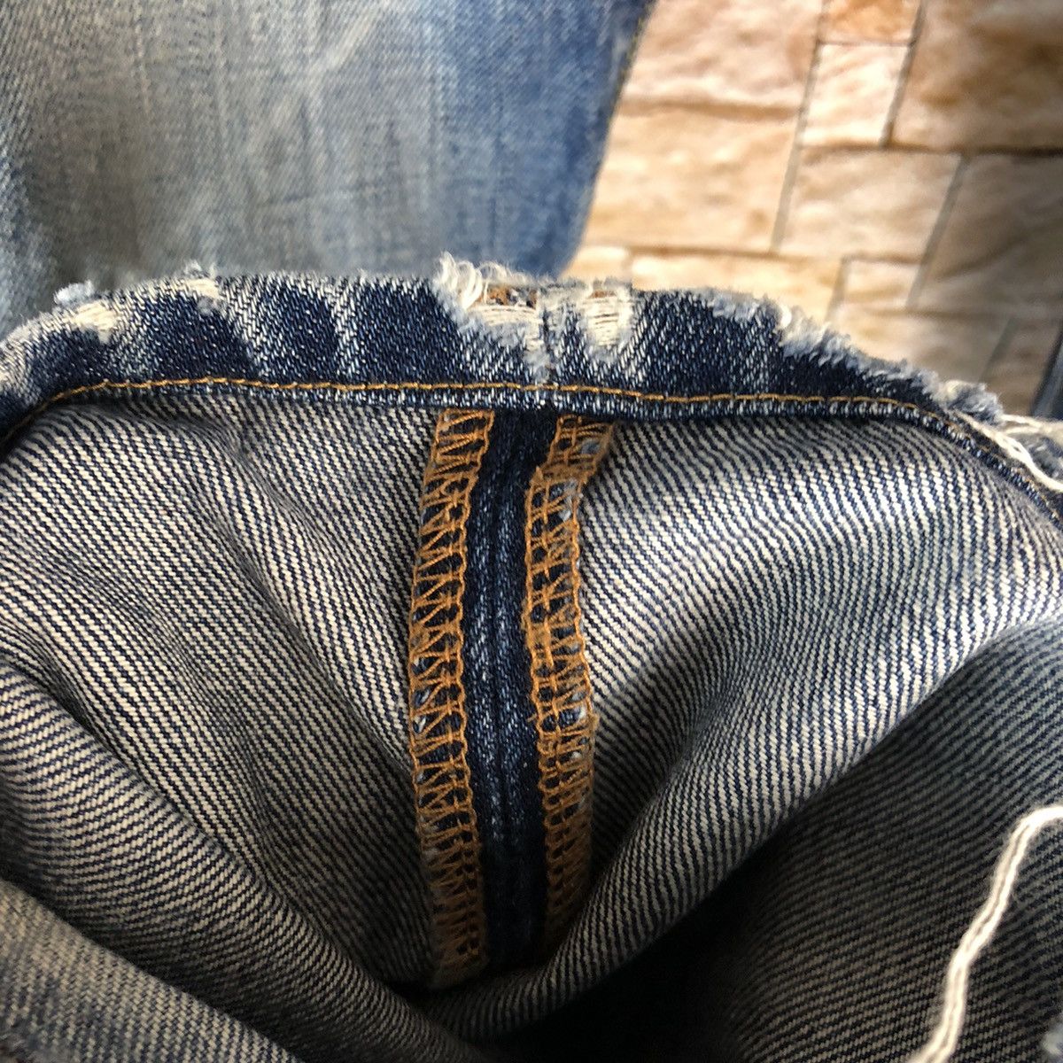 Japanese Brand Back Number Made In Nippon Denim Pants #A1122 Size US 29 - 9 Thumbnail