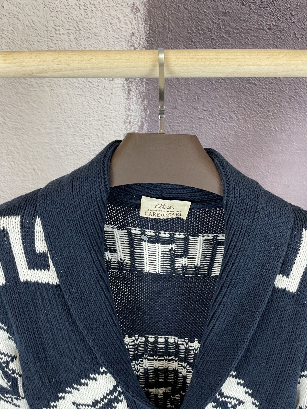 Altea Altea for Care of Carl Aztec pattern knitted cardigan Size US S / EU 44-46 / 1 - 9 Thumbnail