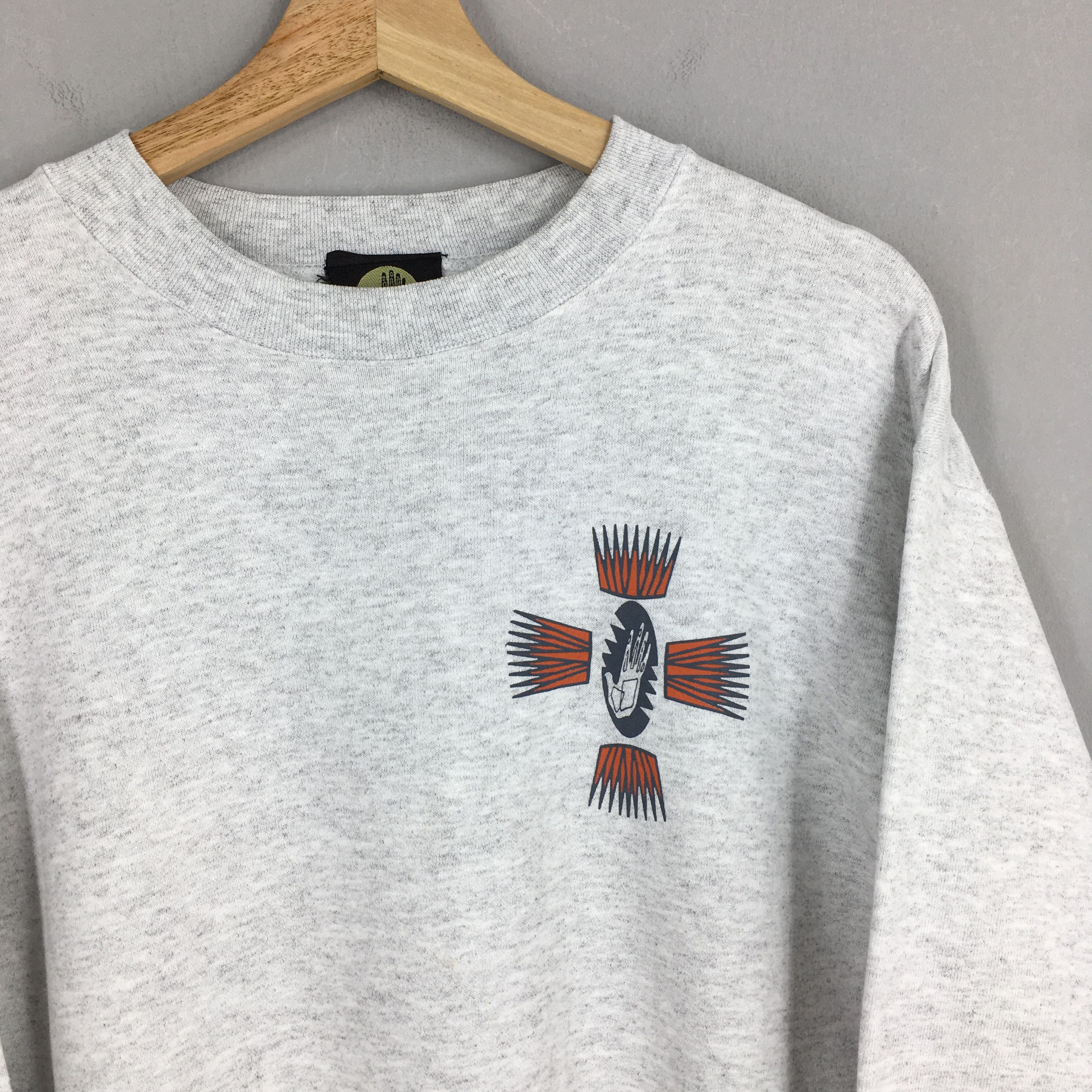 Body Glove × Vintage Vintage 90s Body Glove Surfing Gray Sweatshirt Medium Size US M / EU 48-50 / 2 - 2 Thumbnail