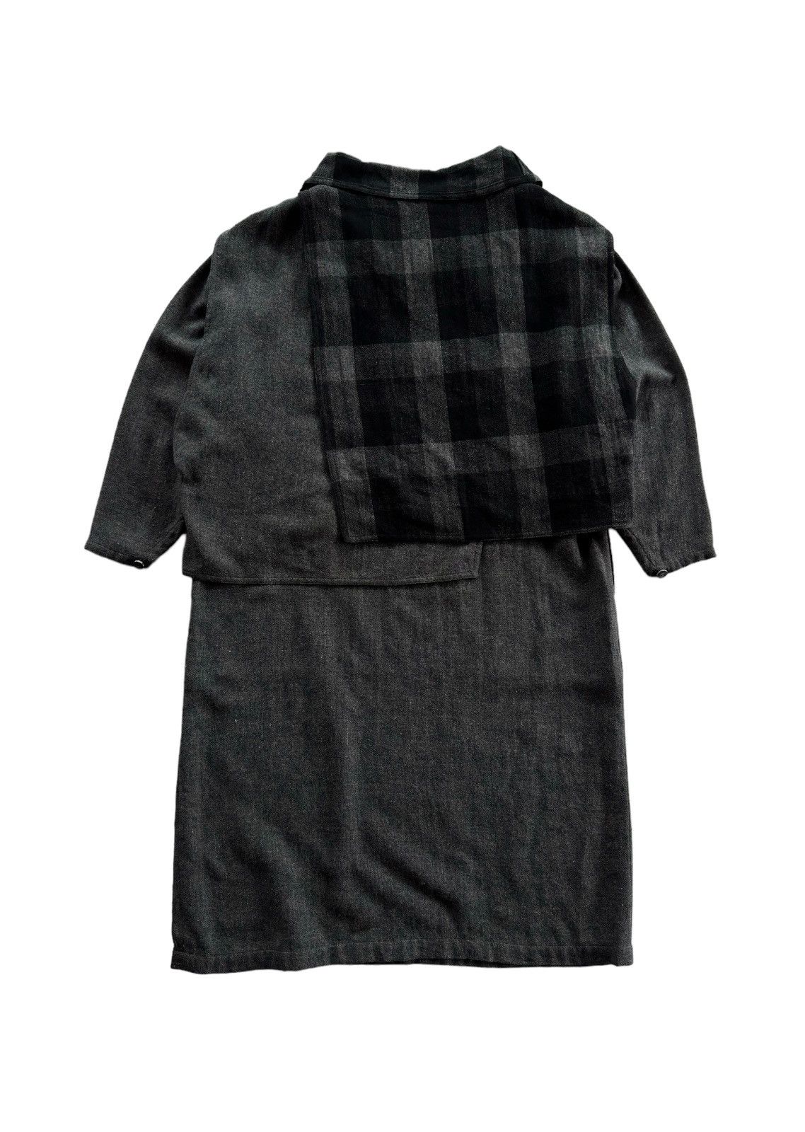 Issey Miyake × Pleats Please Issey Miyake × Vintage Issey Miyake Sports Dress Plaid Panel Chest Size US M / EU 48-50 / 2 - 6 Thumbnail