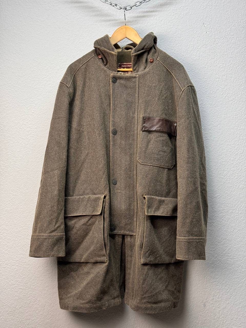 Marlboro Vintage Marlboro Classics Brown Jacket Made Italy Coat Size US XL / EU 56 / 4 - 1 Thumbnail