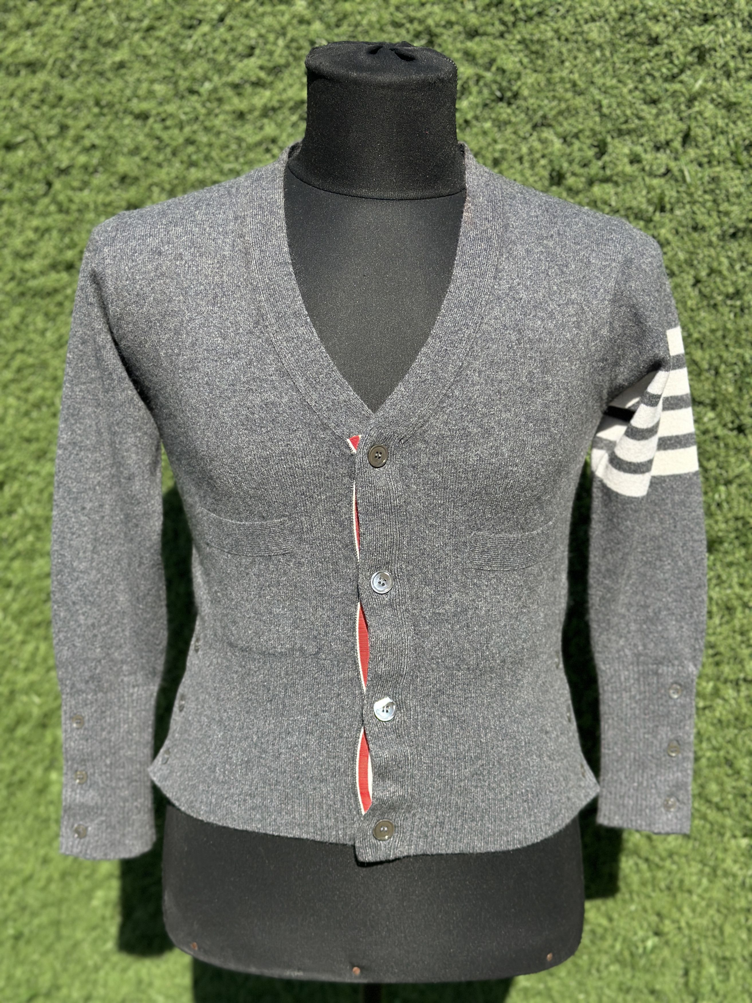 Thom Browne Thom Browne Cashmere 4-Bar Stripe Cardigan Size 2 Scotland Size US M / EU 48-50 / 2 - 14 Thumbnail