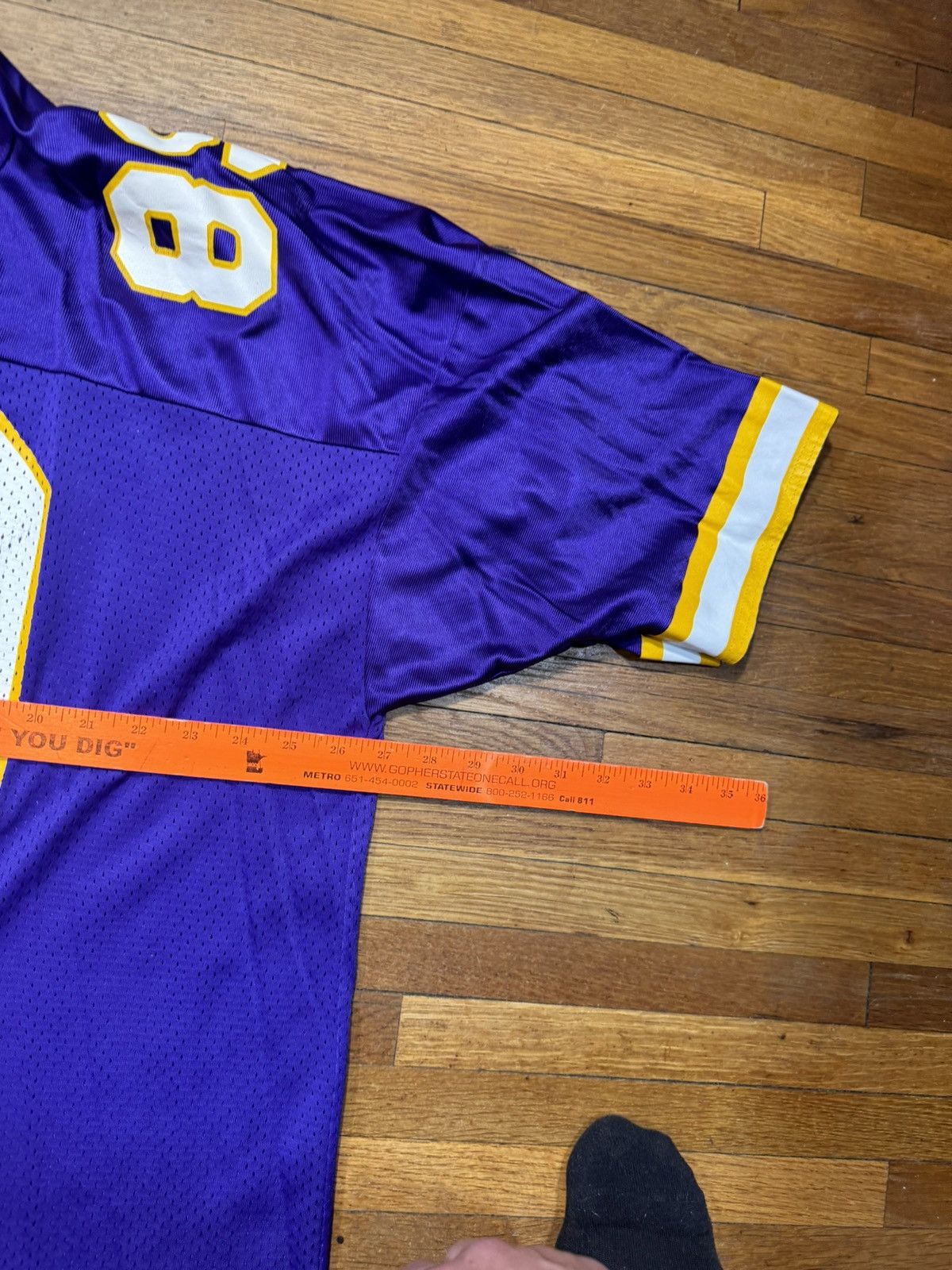 Champion × Vintage Vintage Matthew Hatchette Minnesota Vikings Champion Jersey Size US XXL / EU 58 / 5 - 8 Thumbnail