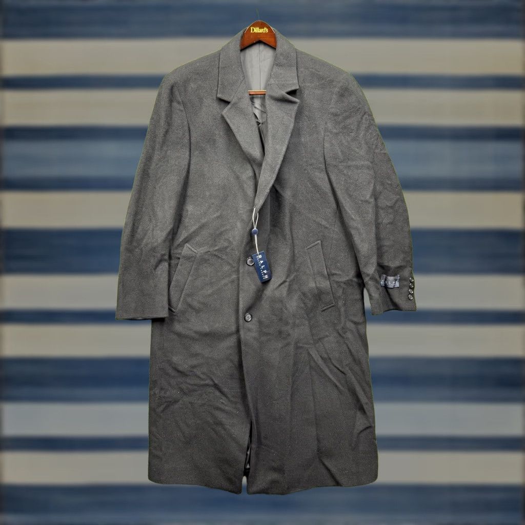 Ralph Lauren Lauren Ralph Lauren Trench Coat Mens 46L Black Wool NEW Size US S / EU 44-46 / 1 - 1 Thumbnail