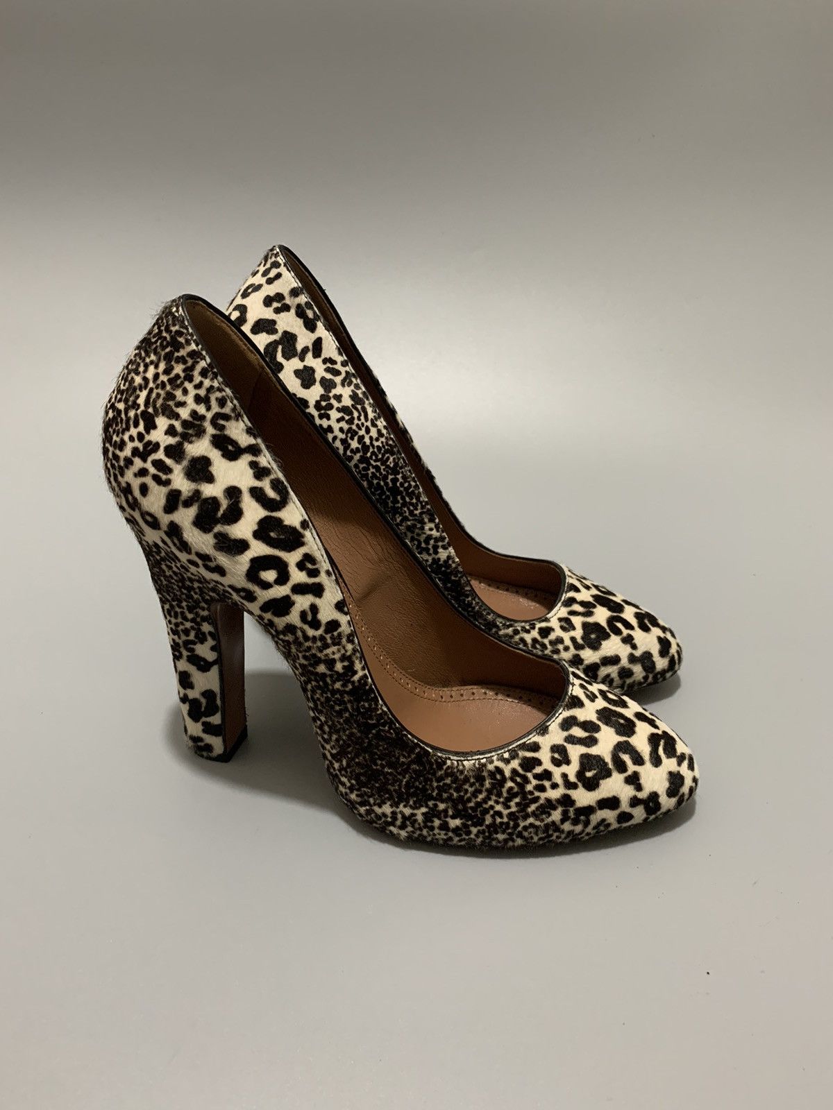 Alaia Alaia Leopard Fur Heels Size US 8 / IT 38 - 1 Thumbnail