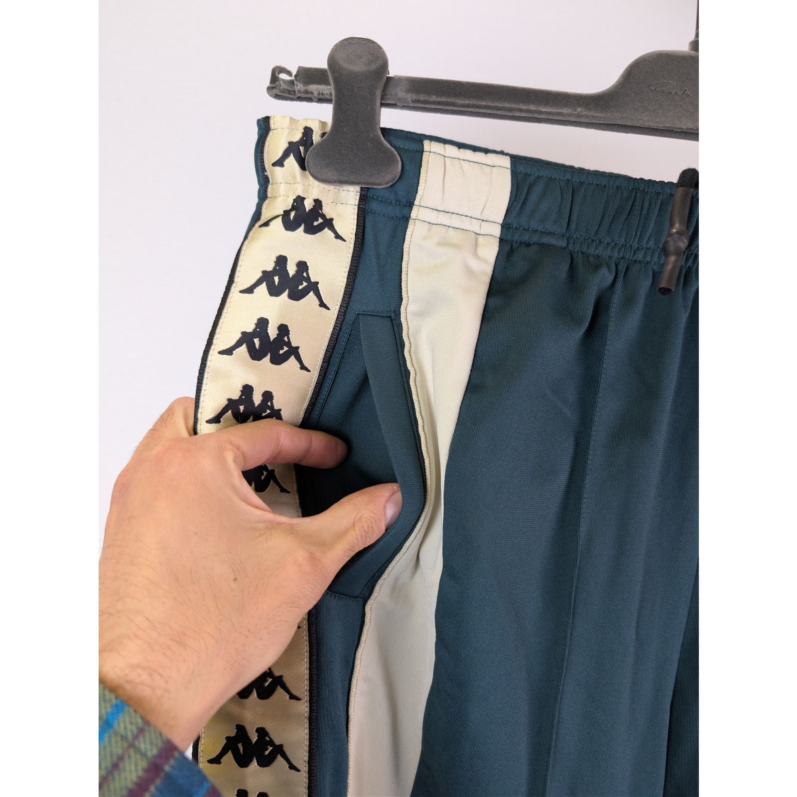 Kappa o1rshd1 Trousers / Sweatpants in Green/Beige Size US 34 / EU 50 - 6 Thumbnail
