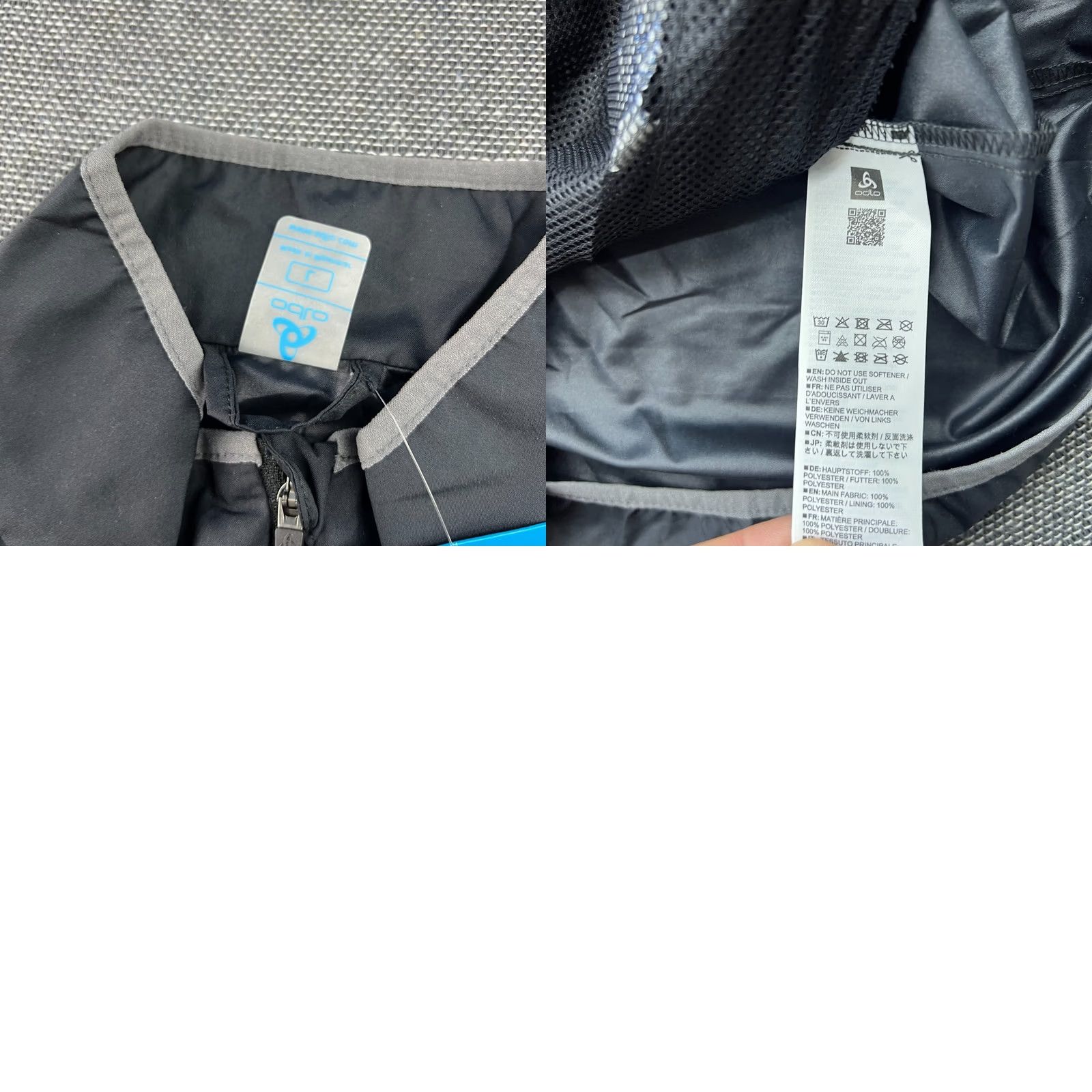 Odlo ODLO Jacket Mens Large Full Zip Cross Country Ski XC Gray Tem Ice Windproof Windbreaker Shirt Mens Size US L / EU 52-54 / 3 - 9 Thumbnail