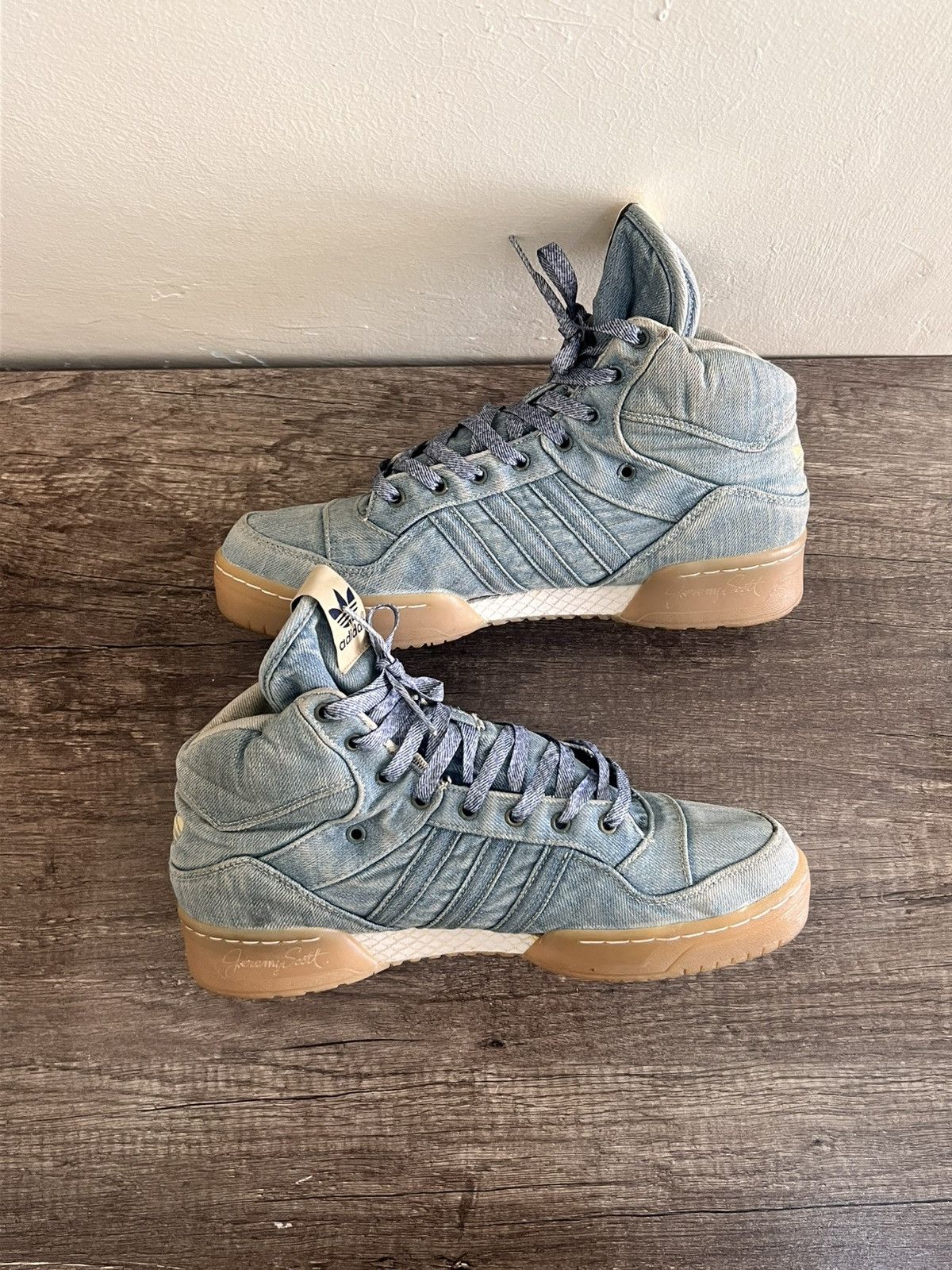 Adidas × Jeremy Scott JS Wings Denim 2.0 Size US 11 / EU 44 - 5 Thumbnail