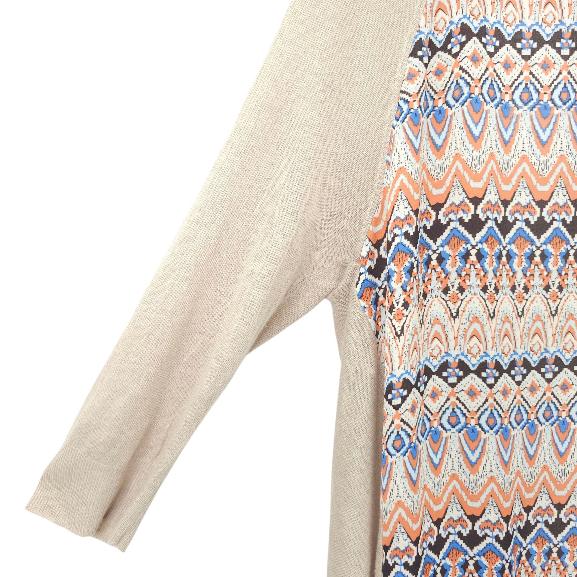 Chicos Chicos Open Front Cardigan Womens Size 1 US M/8 Sweater Tan Size M / US 6-8 / IT 42-44 - 15 Thumbnail