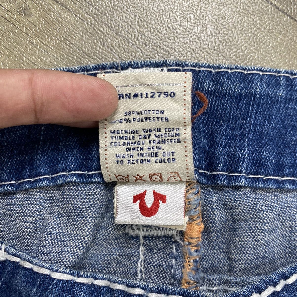 True Religion Vintage True Religion Billy Super T Distressed Flared Jeans Size US 32 / EU 48 - 9 Thumbnail