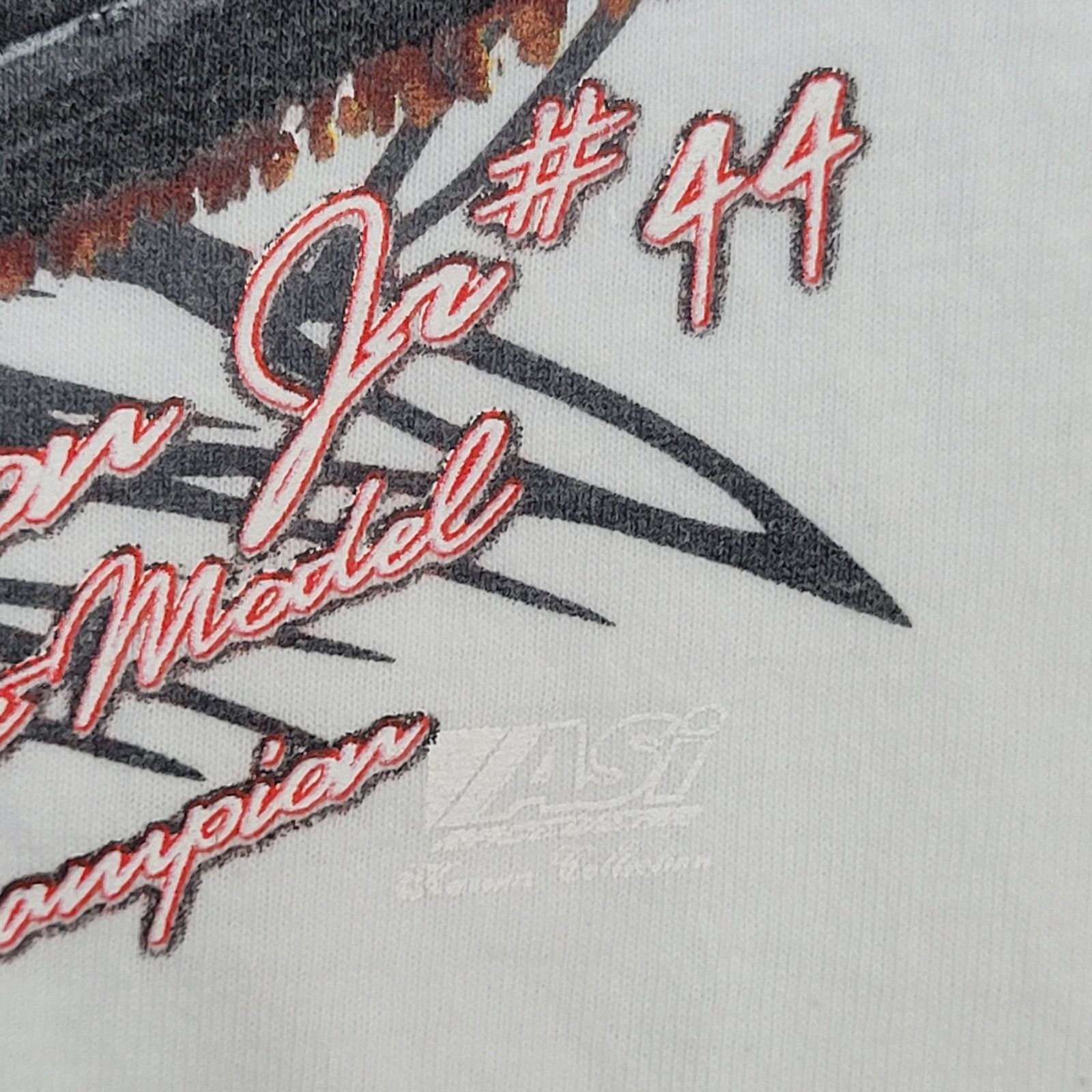 Vintage Vintage 90s Red-Buck Dirt Track Racing Shirt XL 24x27 Whtie Size US XL / EU 56 / 4 - 6 Thumbnail