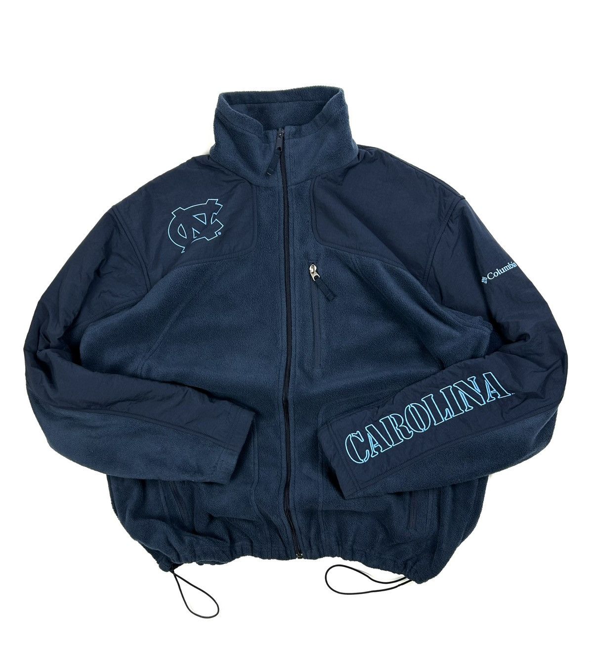 Vintage Columbia UNC Tar Heels Fleece Jacket Navy Carolina