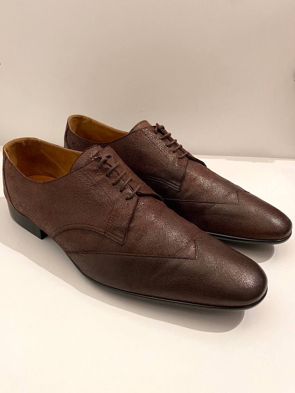 Hermes Hermes Oxford Leather Lace Up Flats Classic Formal Shoes Size US 11 / EU 44 - 5 Thumbnail