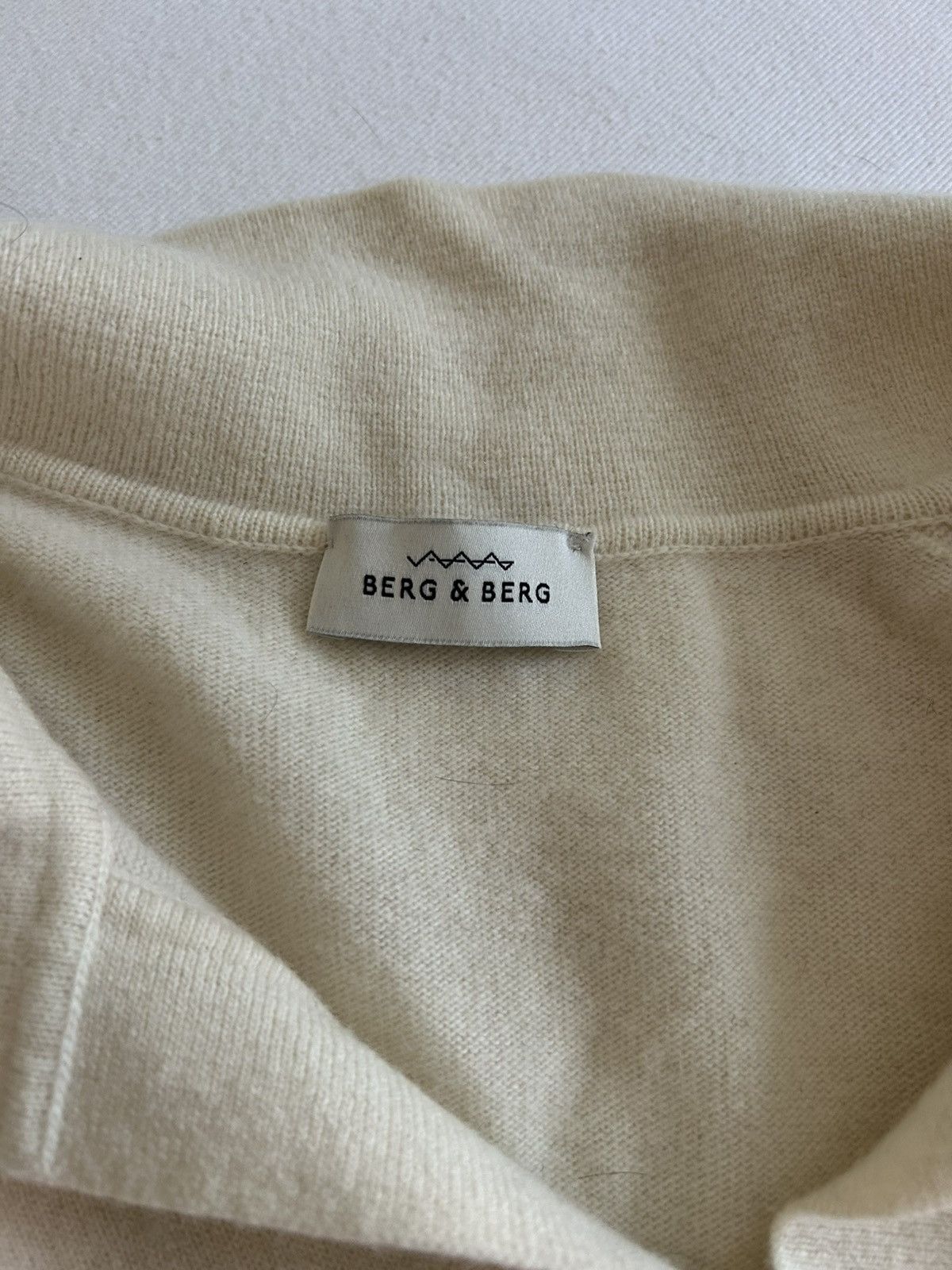 Berg & Berg Berg and berg cream polo sweater Size US L / EU 52-54 / 3 - 5 Thumbnail