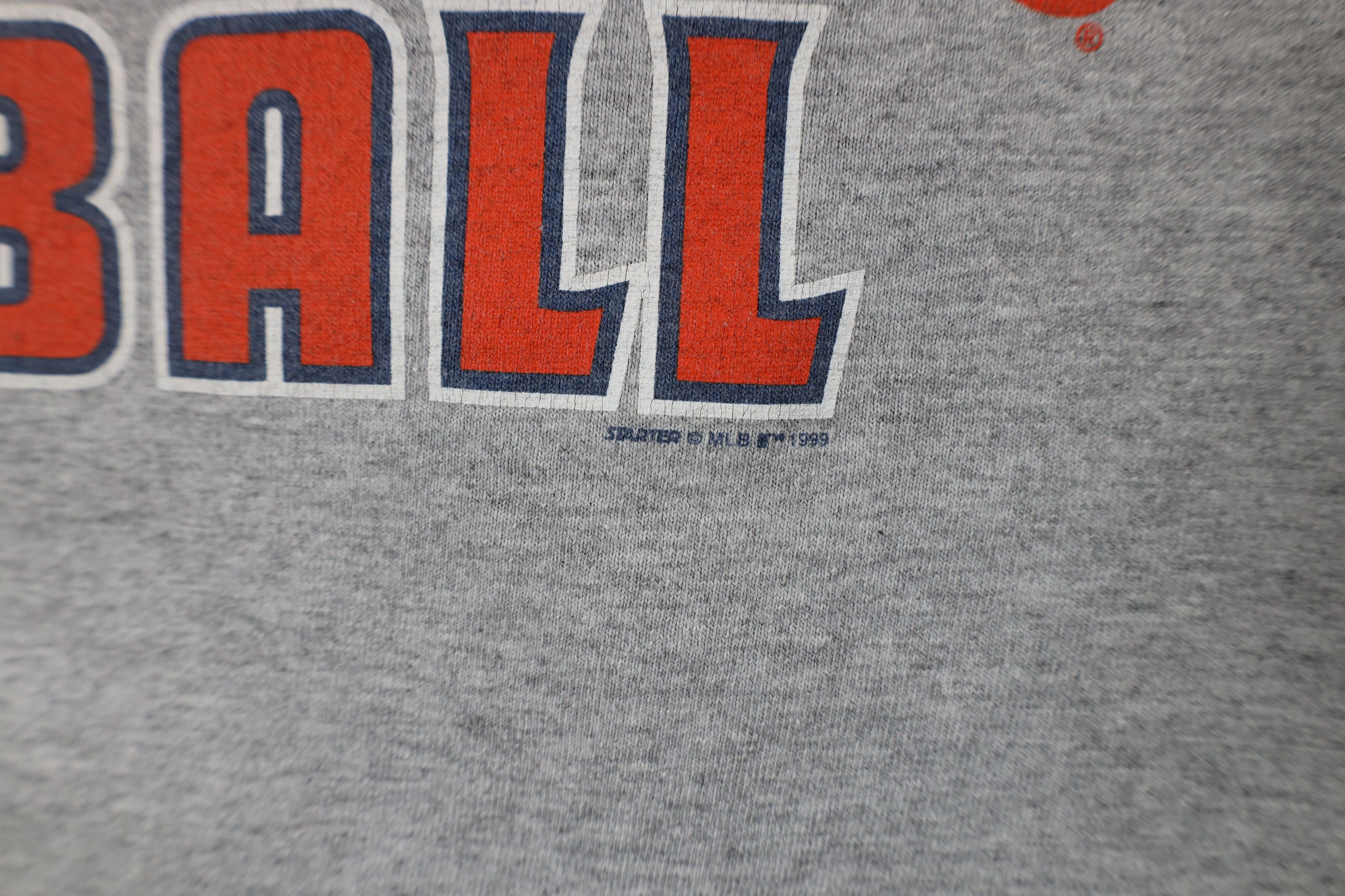 Starter × Vintage Vintage 90s Starter Tigers Baseball T-Shirt Heather Gray Size US XL / EU 56 / 4 - 6 Thumbnail