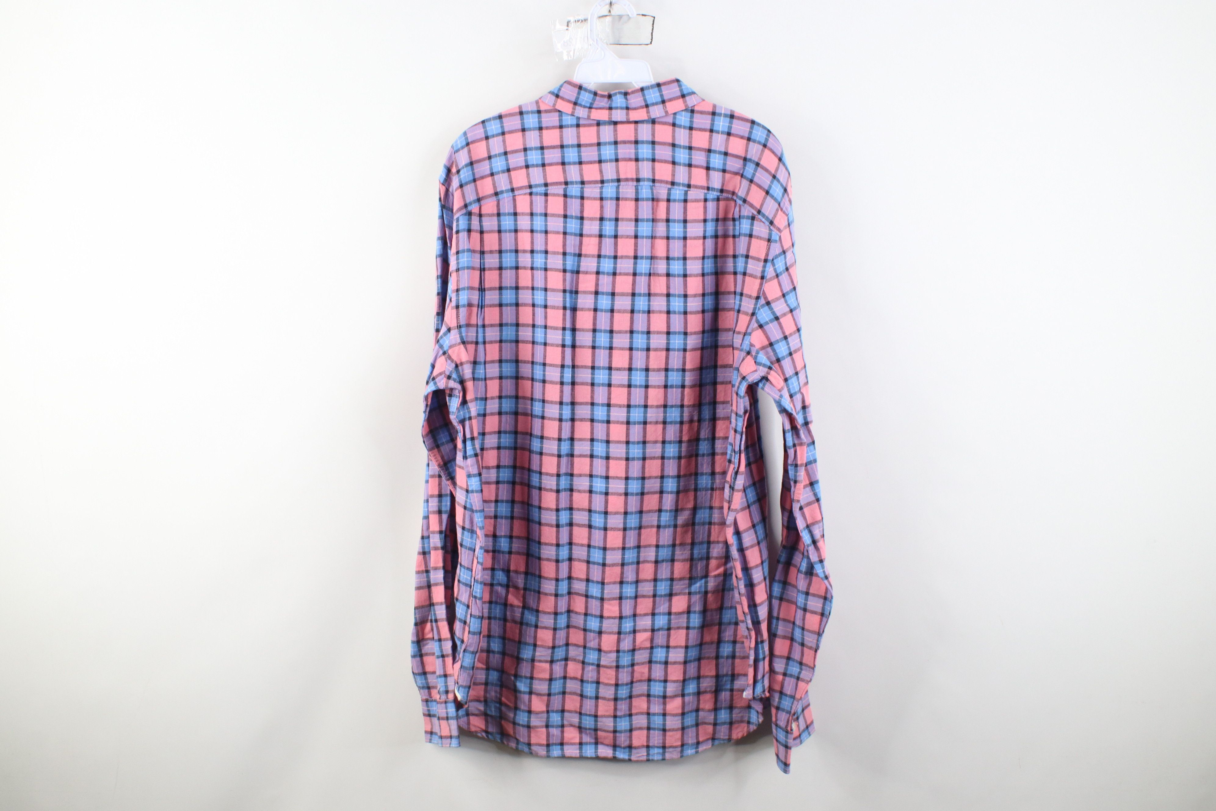 Gap Deadstock Vintage Y2K Gap Collared Button Shirt Pink Plaid Size US XL / EU 56 / 4 - 12 Thumbnail