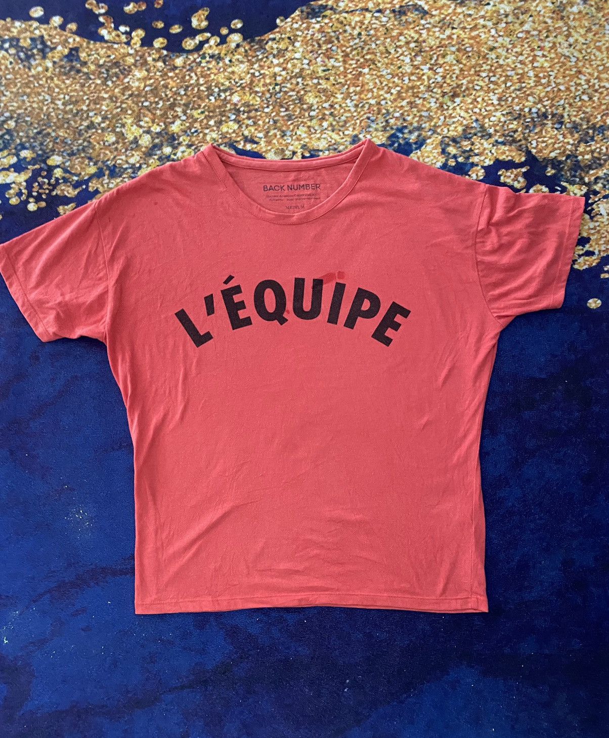 Designer × Japanese Brand Back Number L'equipe Tshirt🚄 Size US M / EU 48-50 / 2 - 1 Thumbnail