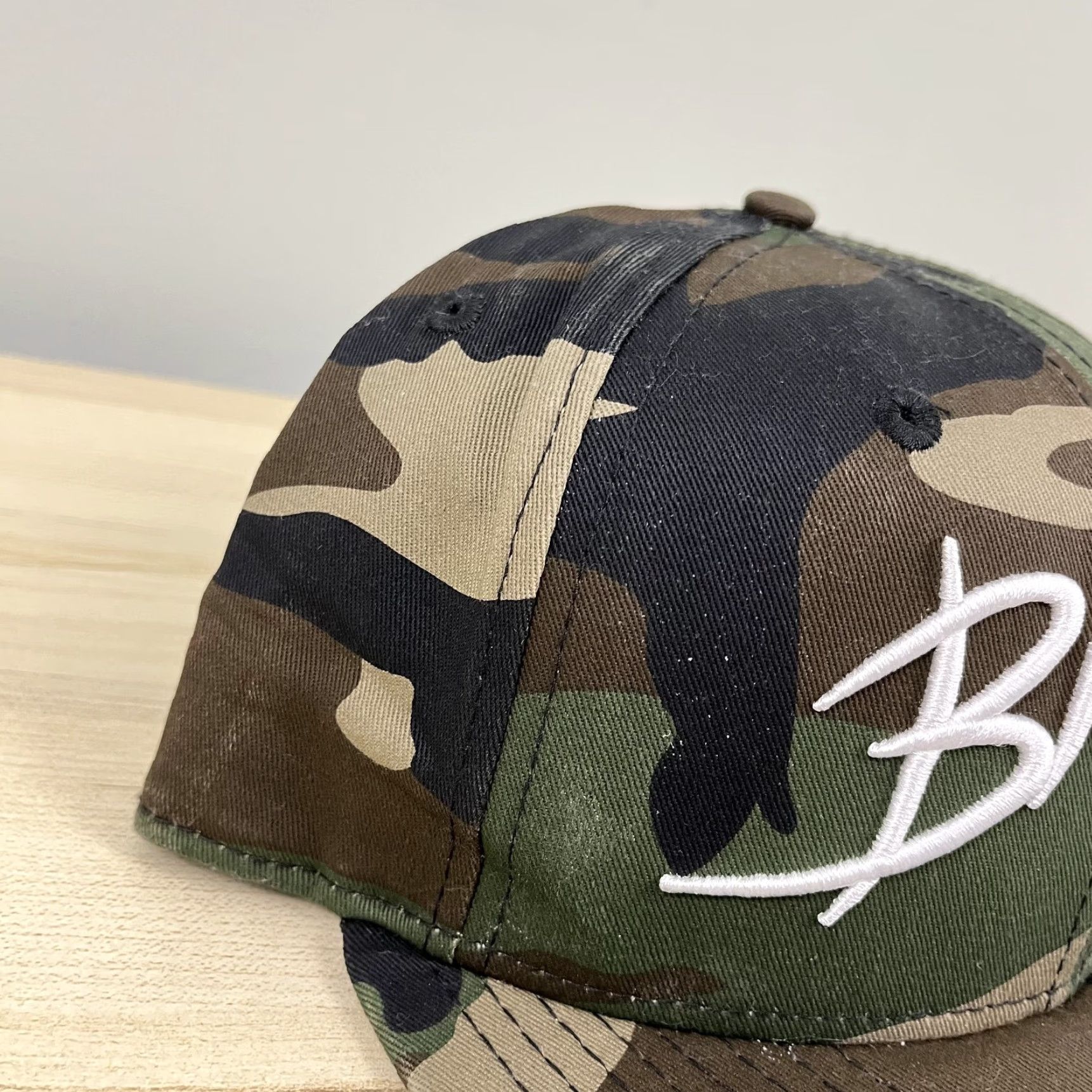 New Era New Era New York Yankees Hat Fitted 7 1/2 59Fifty 5950 Green Camo Script Mens Size ONE SIZE - 6 Thumbnail