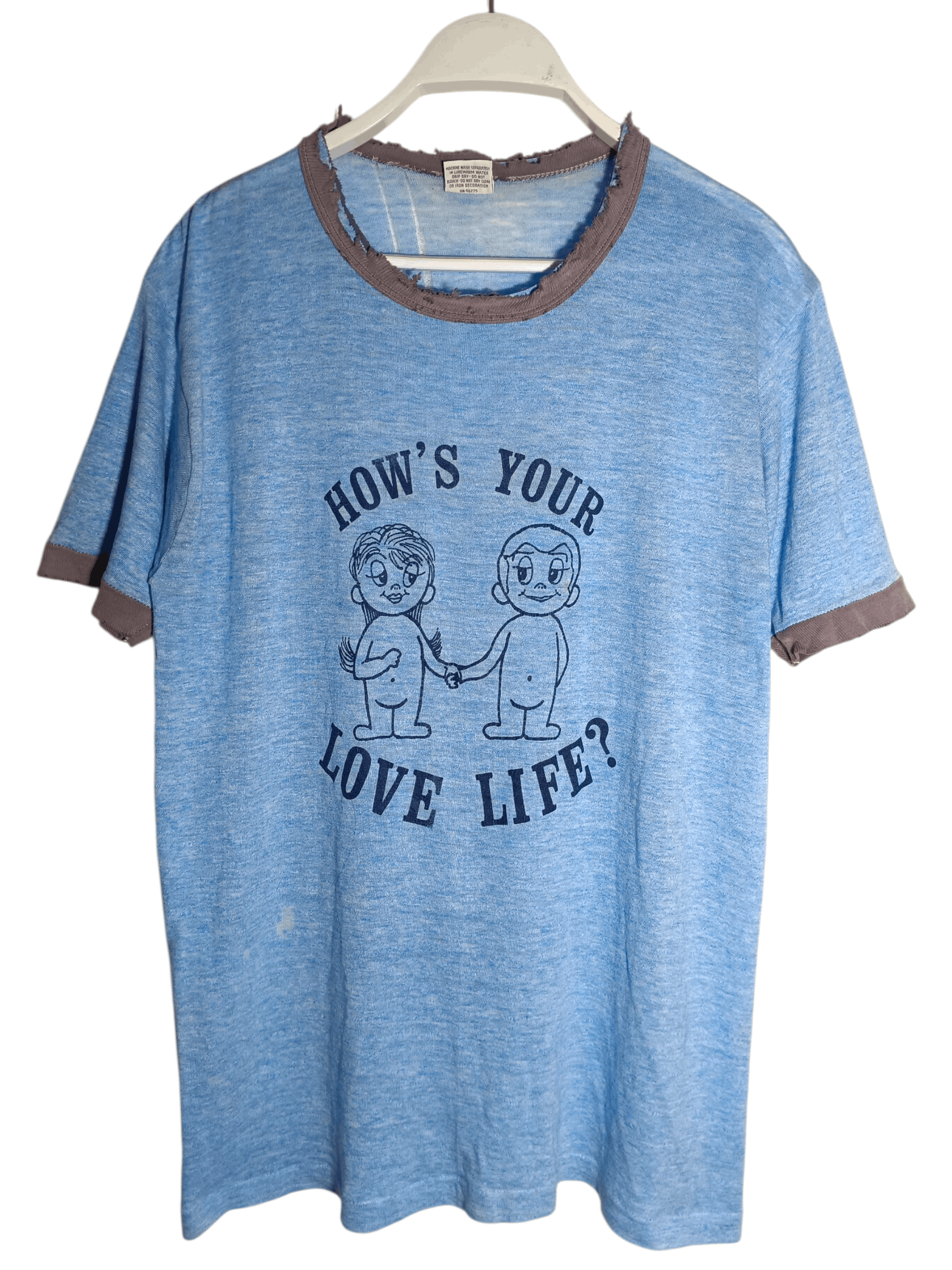 Vintage Vintage 70s thrashed tshirt kim casali love it rare comic Size US M / EU 48-50 / 2 - 1 Thumbnail