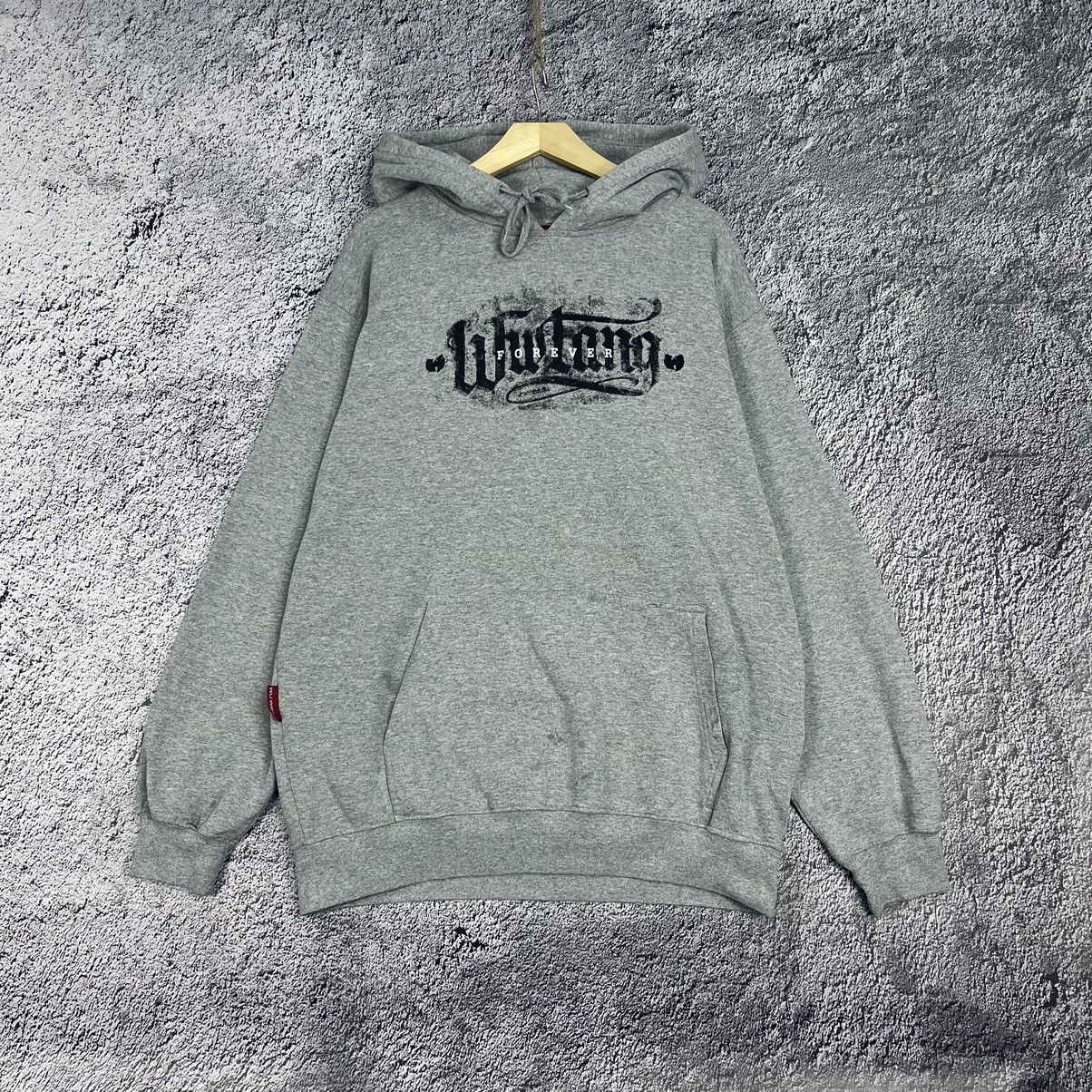 Vintage × Wu-Tang Clan ⭐️VINTAGE⭐️ Wu Tang Forever Grey WuWear Printed Hoodie Size US XL / EU 56 / 4 - 1 Thumbnail