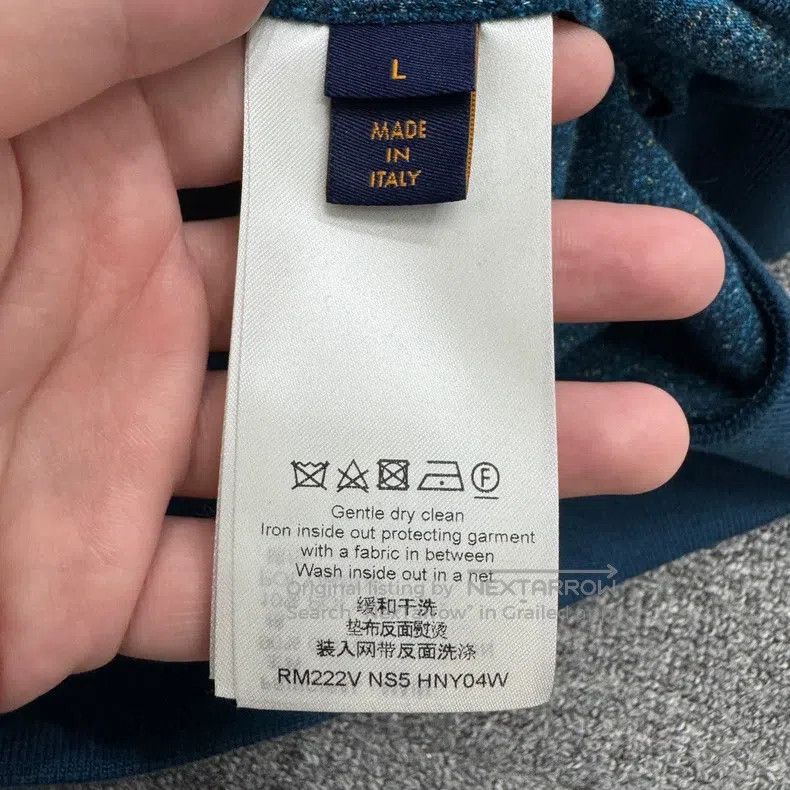 Louis Vuitton Louis Vuitton Tie-dyed polar fleece hooded sweatshirt Size US L / EU 52-54 / 3 - 3 Thumbnail