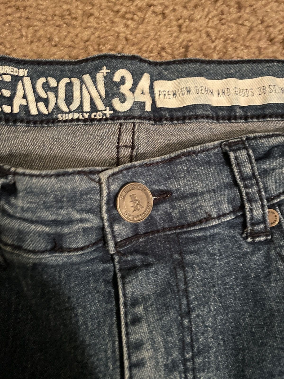 Other Reason 34 Skinny Jeans Size US 33 - 3 Thumbnail