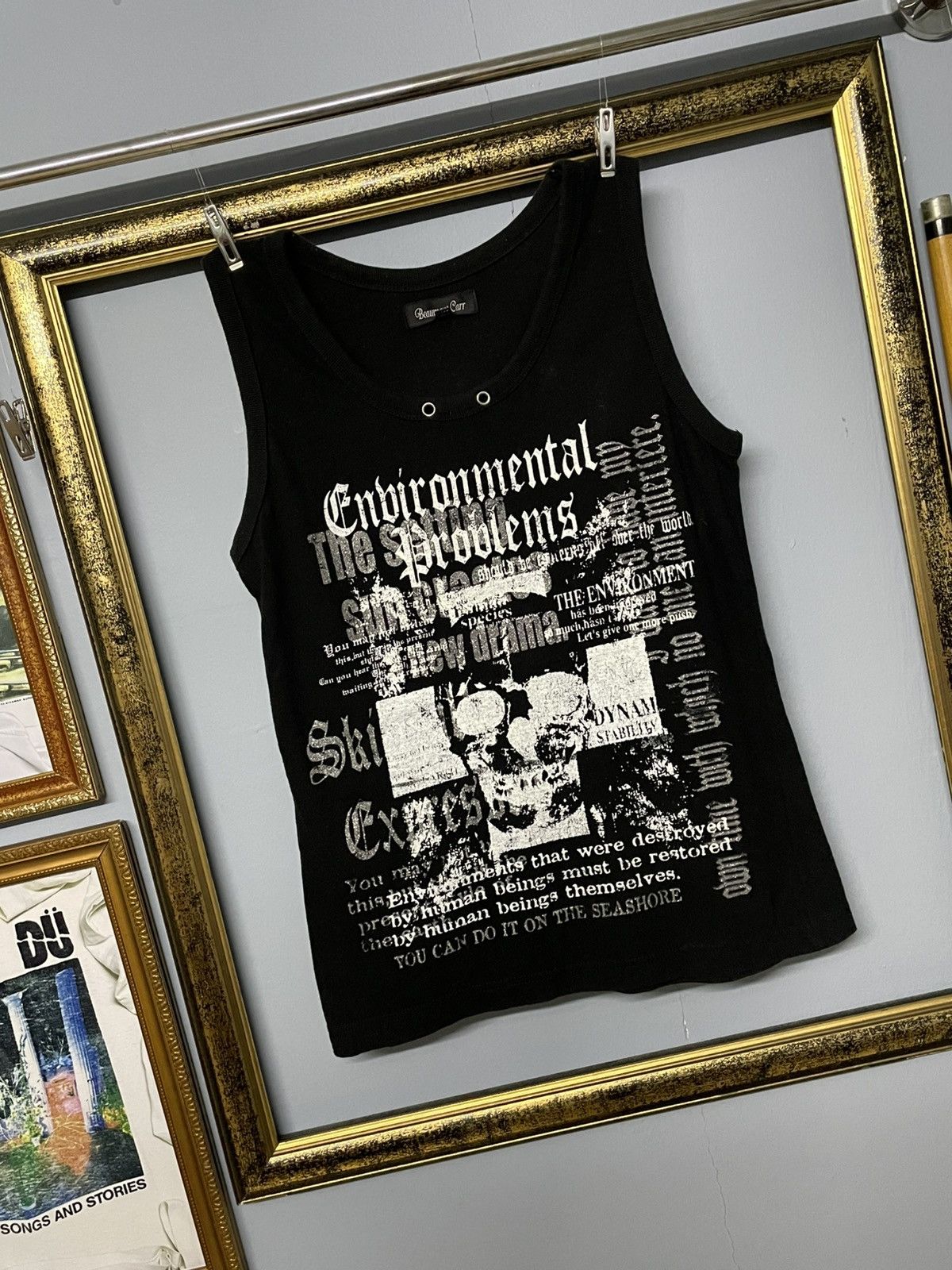 Japanese Brand Vintage Japan Designer Beaumont Carr Punk Skull Enviromental Size US XS / EU 42 / 0 - 2 Thumbnail